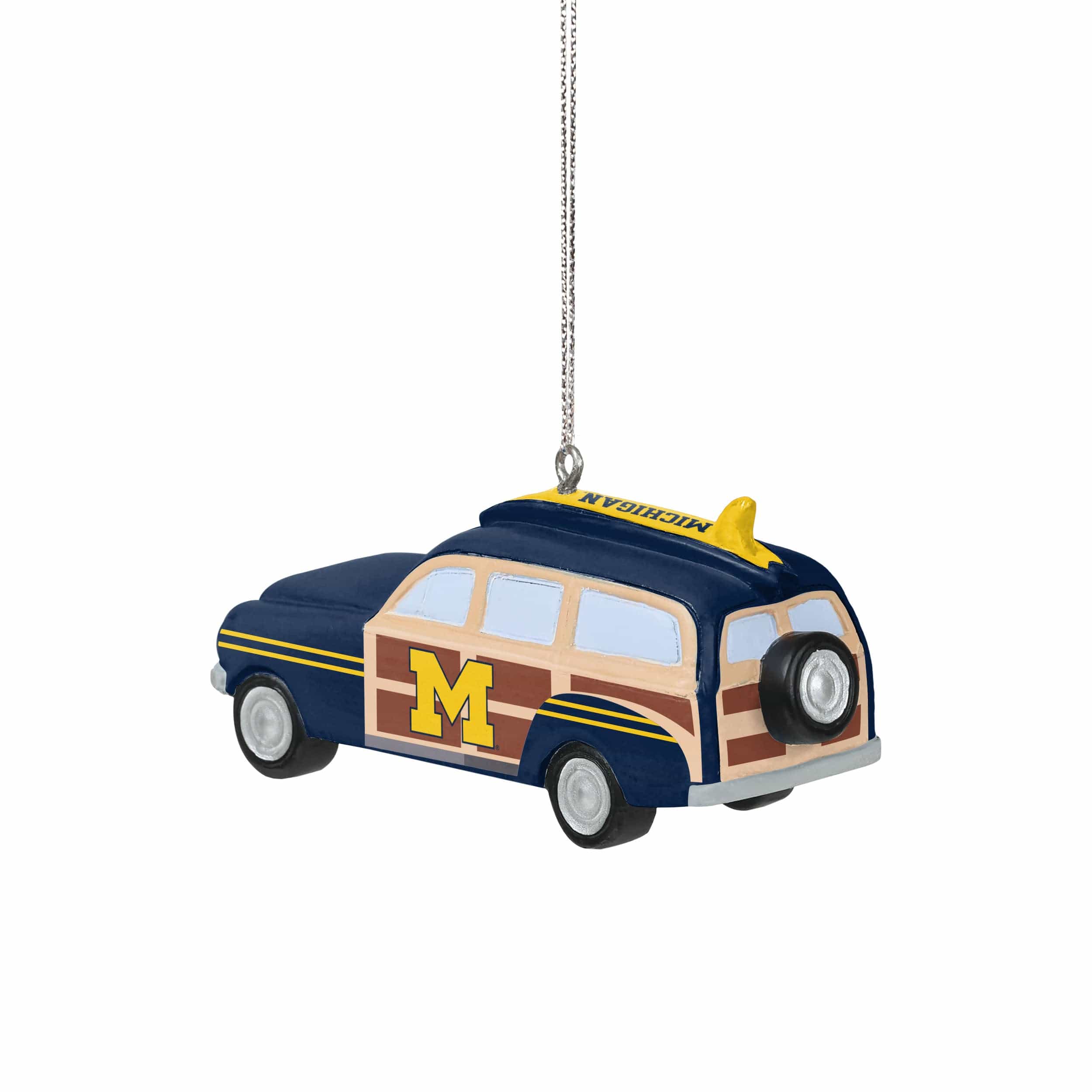 Michigan Wolverines NCAA Station Wagon Ornament - Image 3