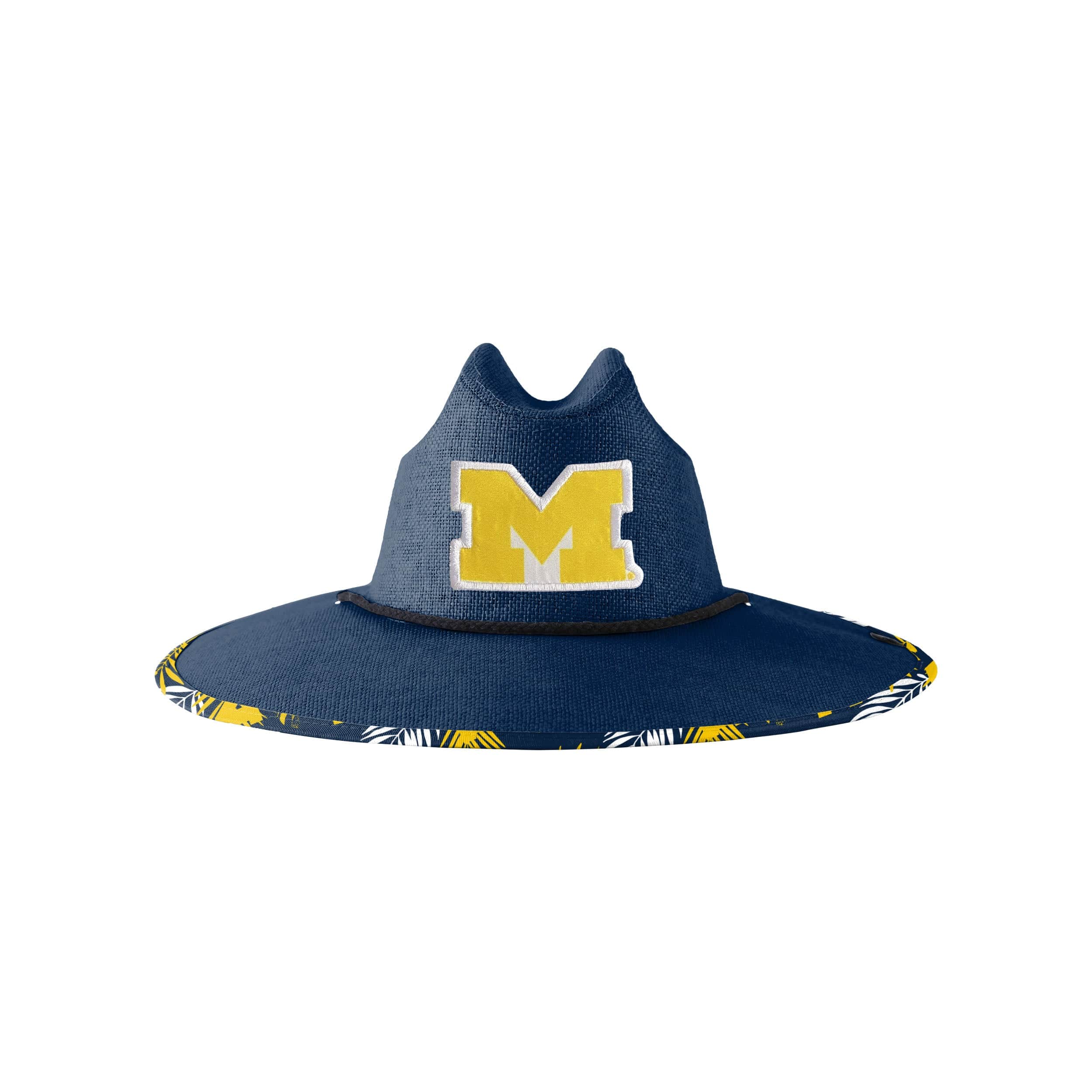 Michigan Wolverines NCAA Team Color Straw Hat