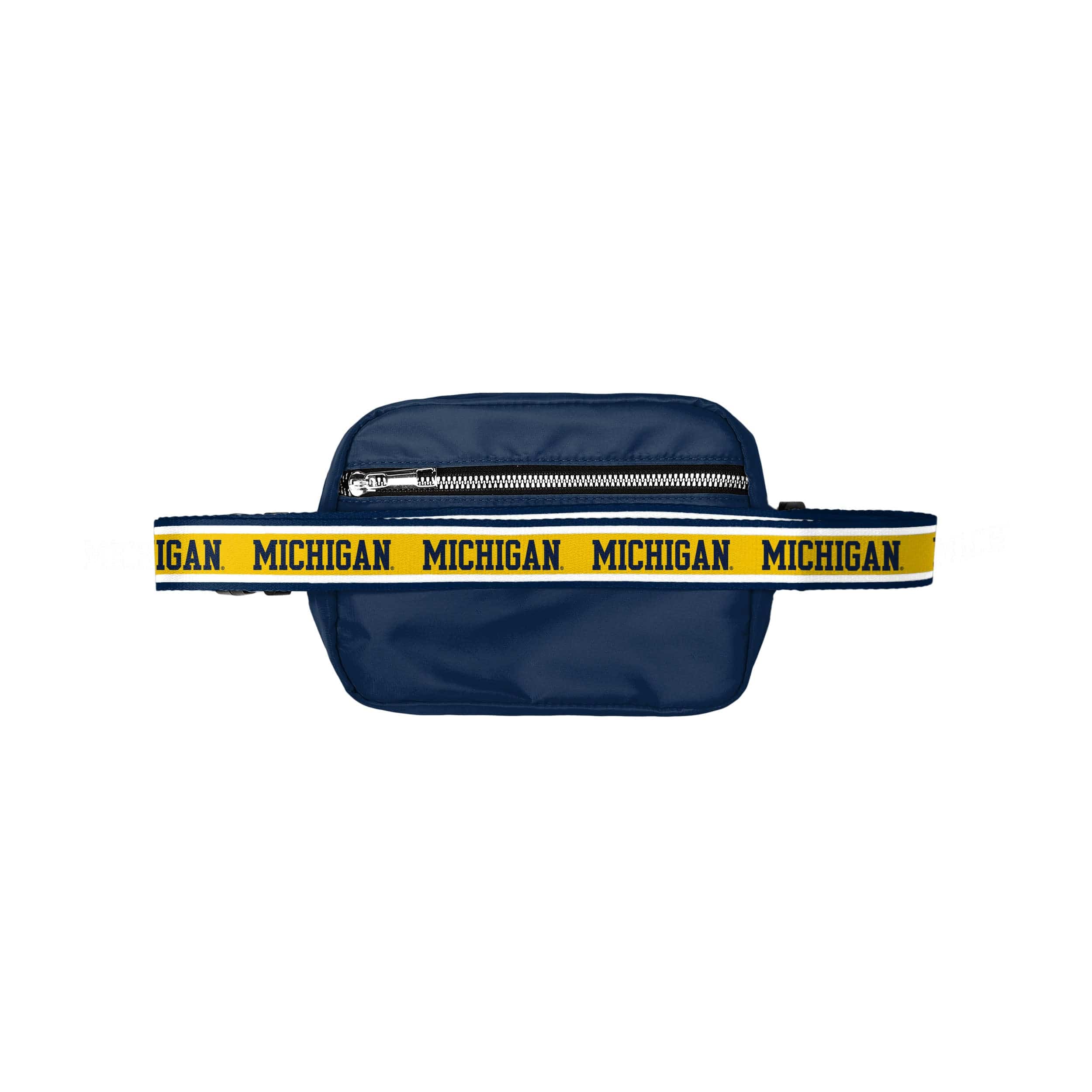 Michigan Wolverines NCAA Team Wordmark Crossbody Belt Bag - Image 2