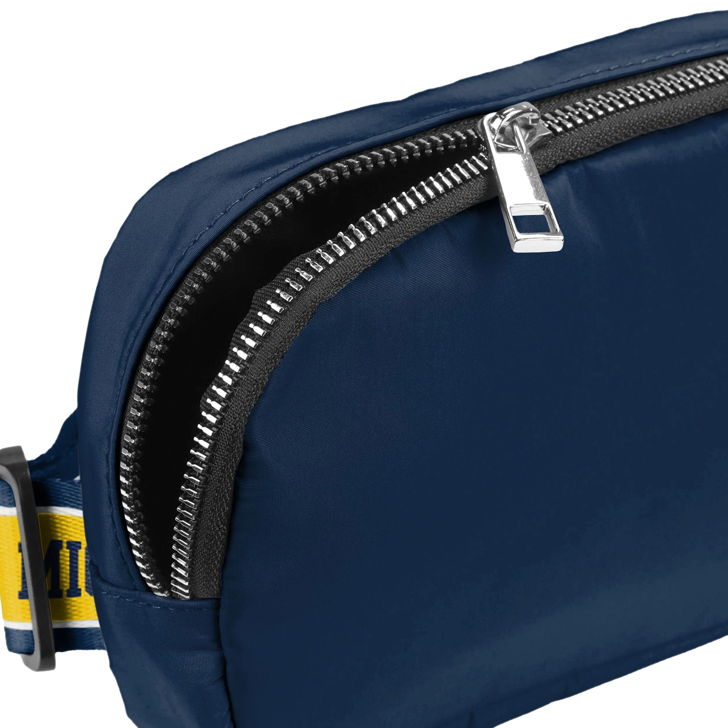 Michigan Wolverines NCAA Team Wordmark Crossbody Belt Bag - Image 4