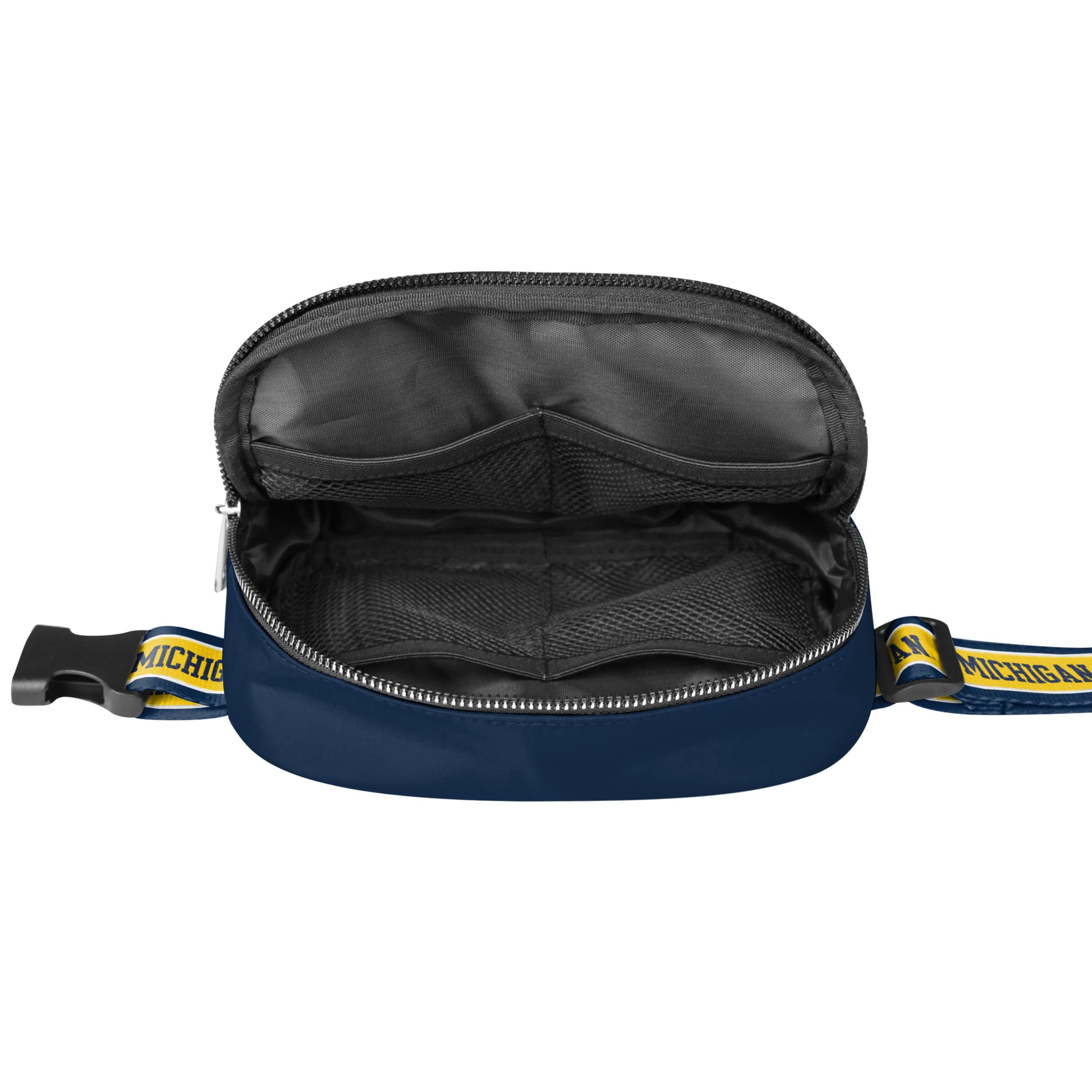 Michigan Wolverines NCAA Team Wordmark Crossbody Belt Bag - Image 5