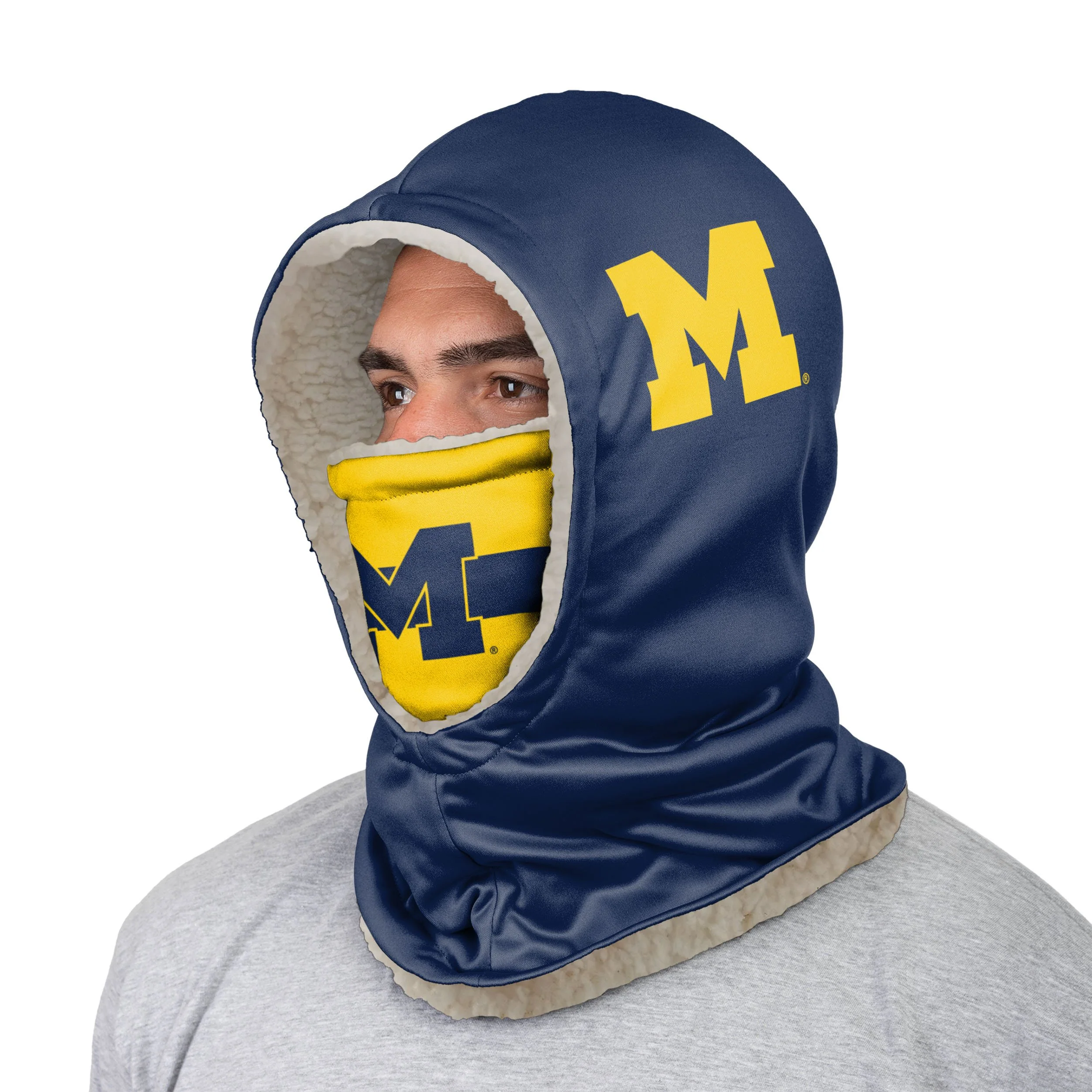 Michigan Wolverines NCAA Thematic Hooded Gaiter - Image 2