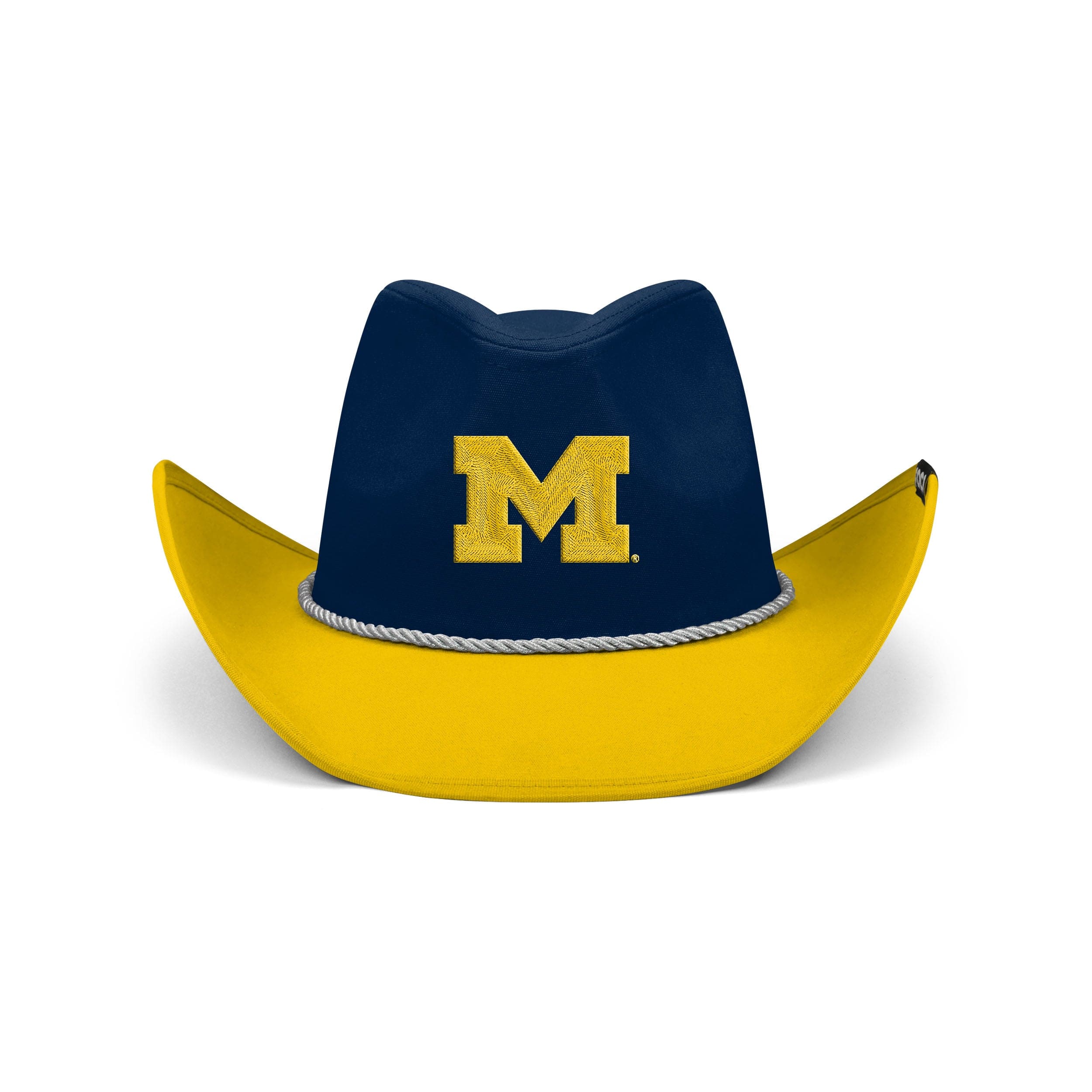 Michigan Wolverines NCAA Two Tone Cowboy Hat - Image 3
