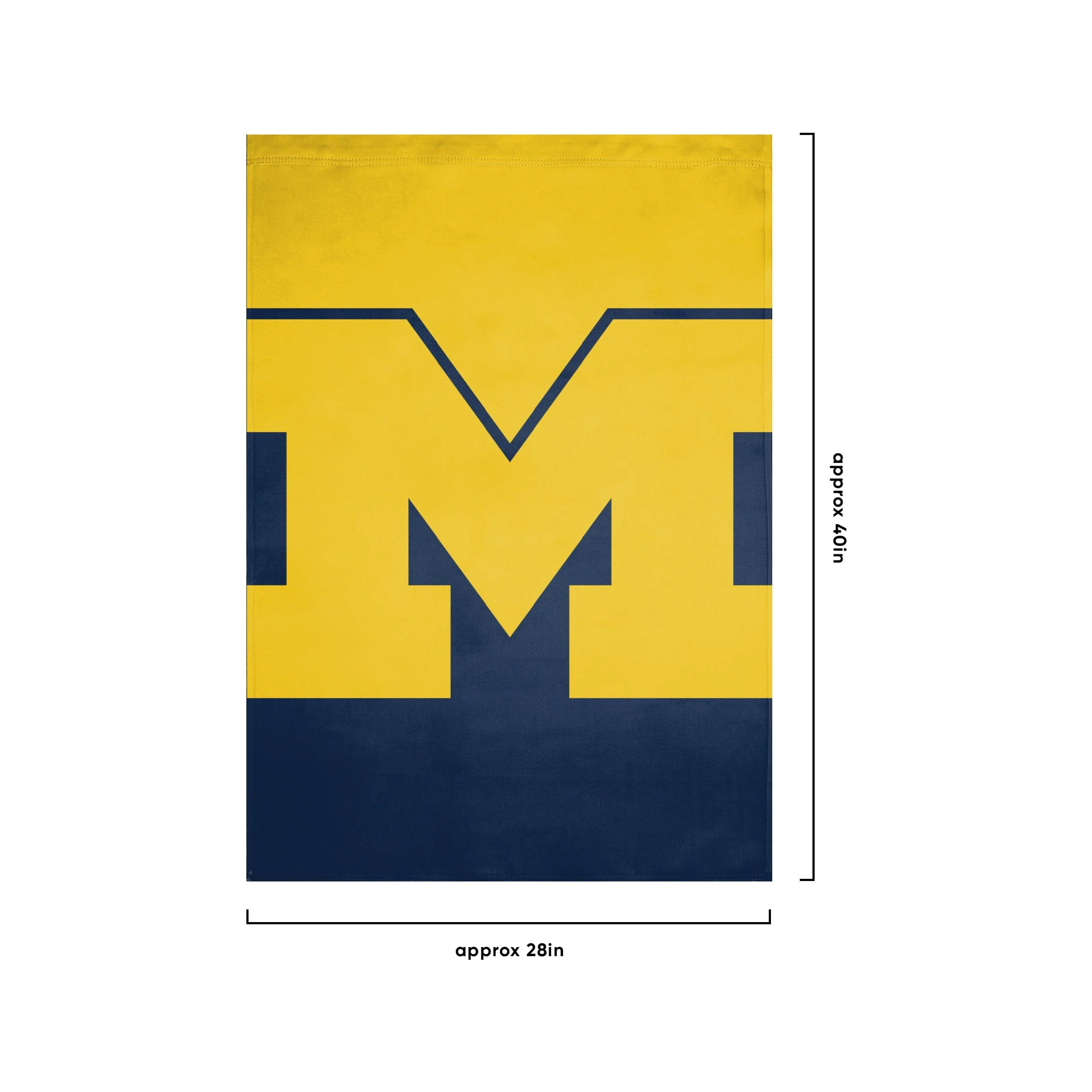 Michigan Wolverines NCAA Vertical Flag - Image 3