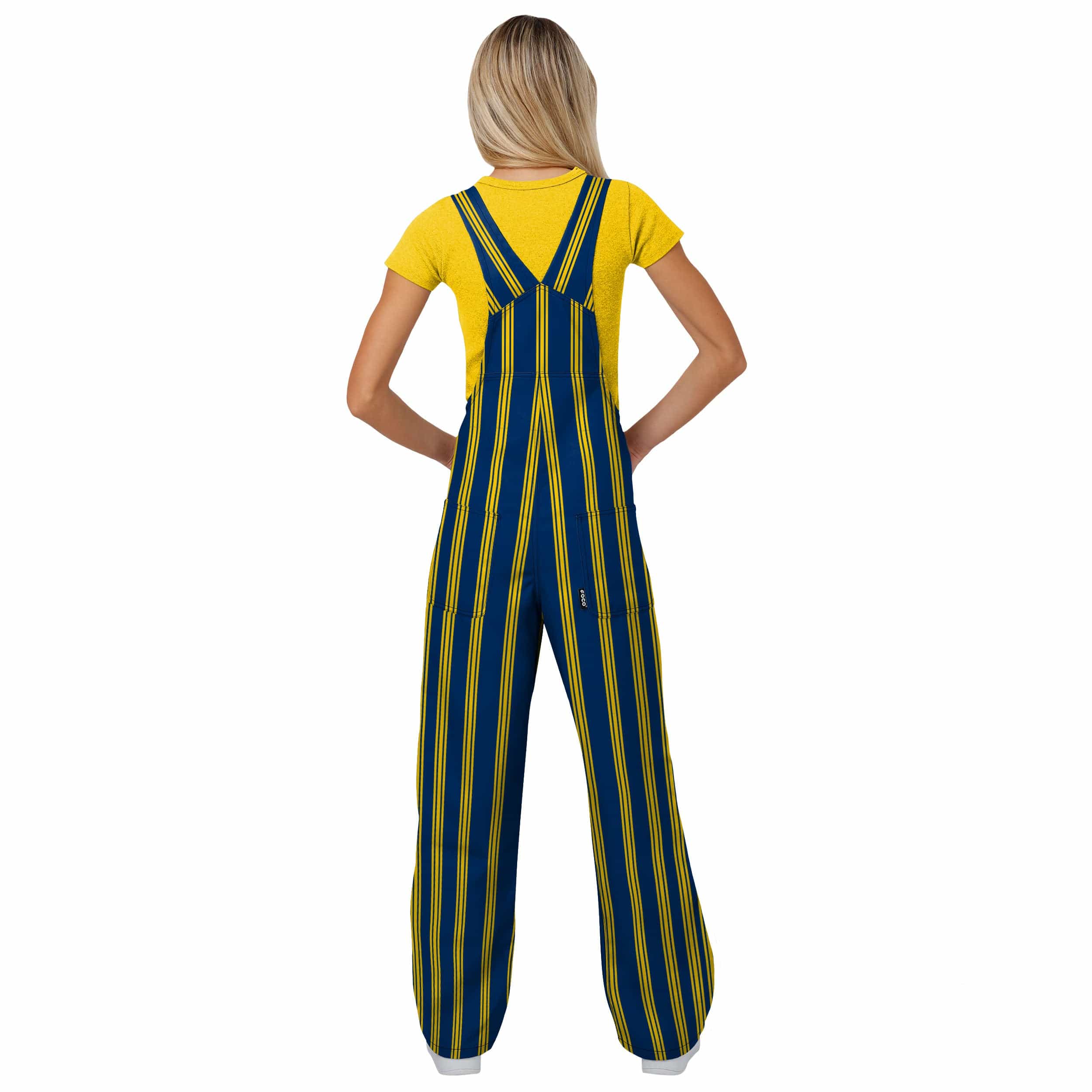 Michigan Wolverines NCAA Womens Sideline Spirit Bib Overalls - Image 2