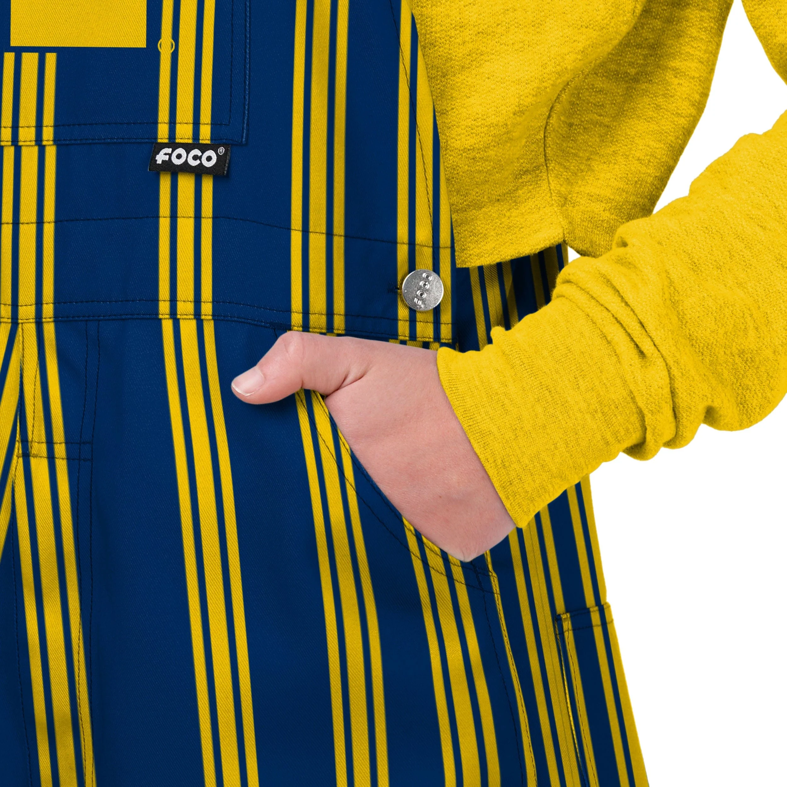 Michigan Wolverines NCAA Womens Sideline Spirit Bib Overalls - Image 5