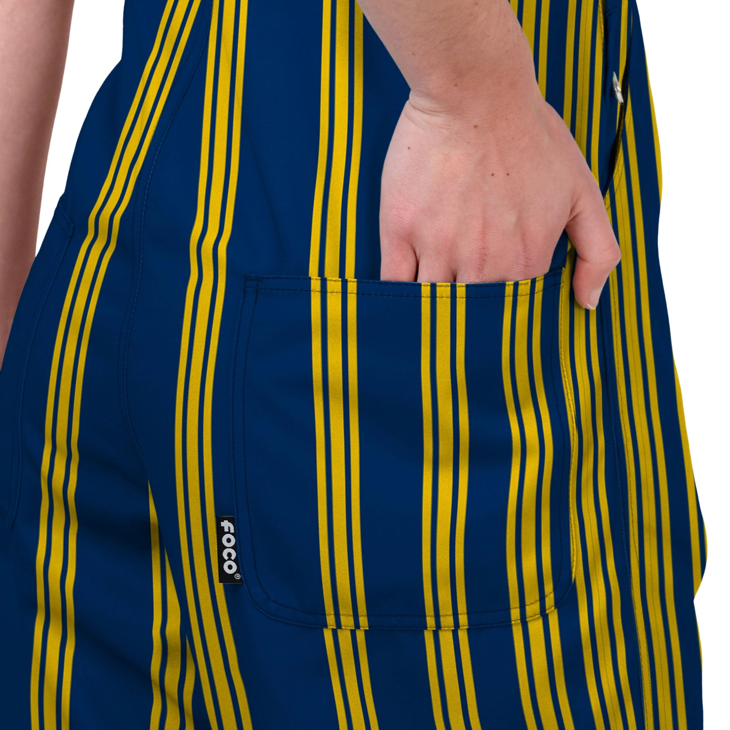 Michigan Wolverines NCAA Womens Sideline Spirit Bib Overalls - Image 6