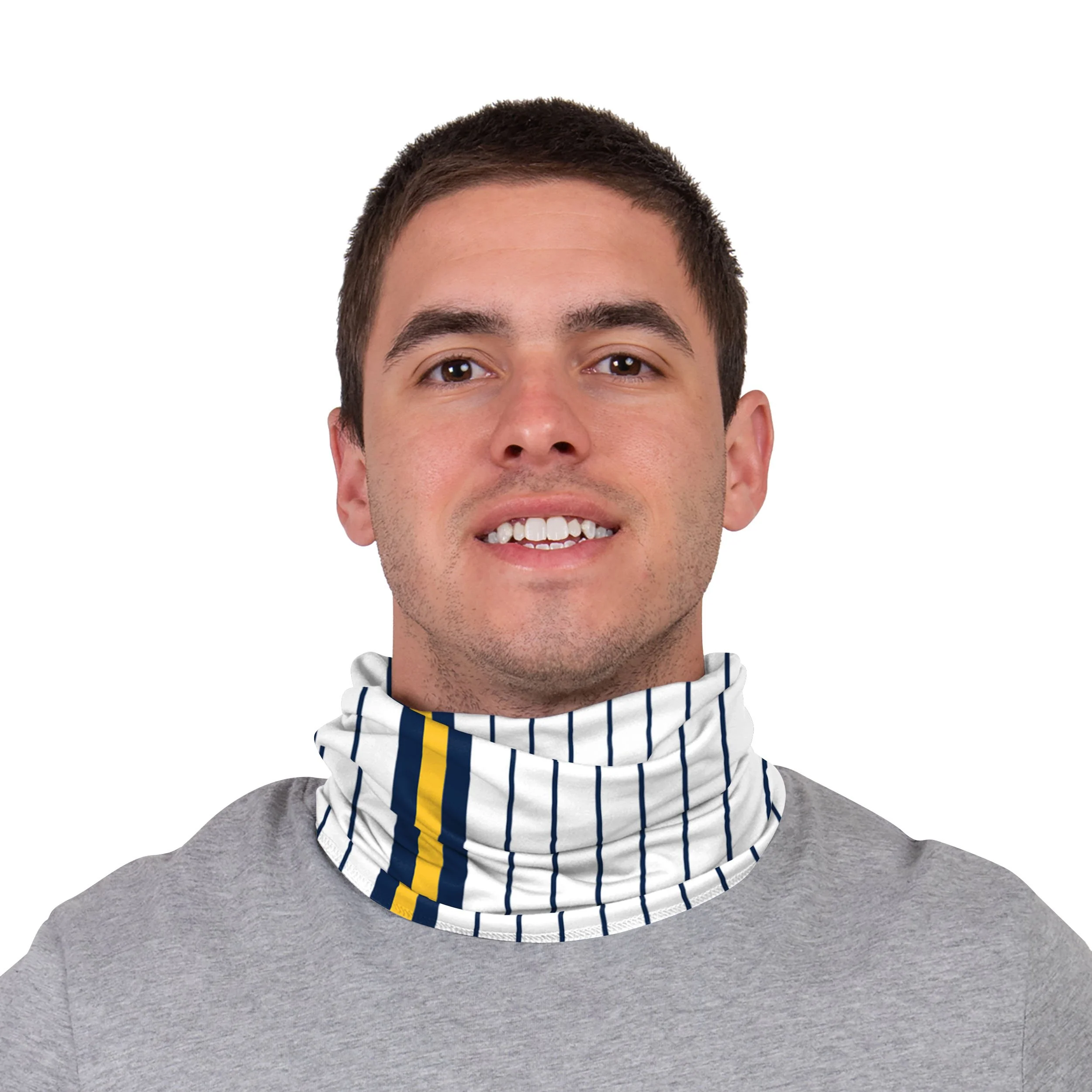 Milwaukee Brewers MLB Big Logo Gameday Gaiter Scarf - Image 3