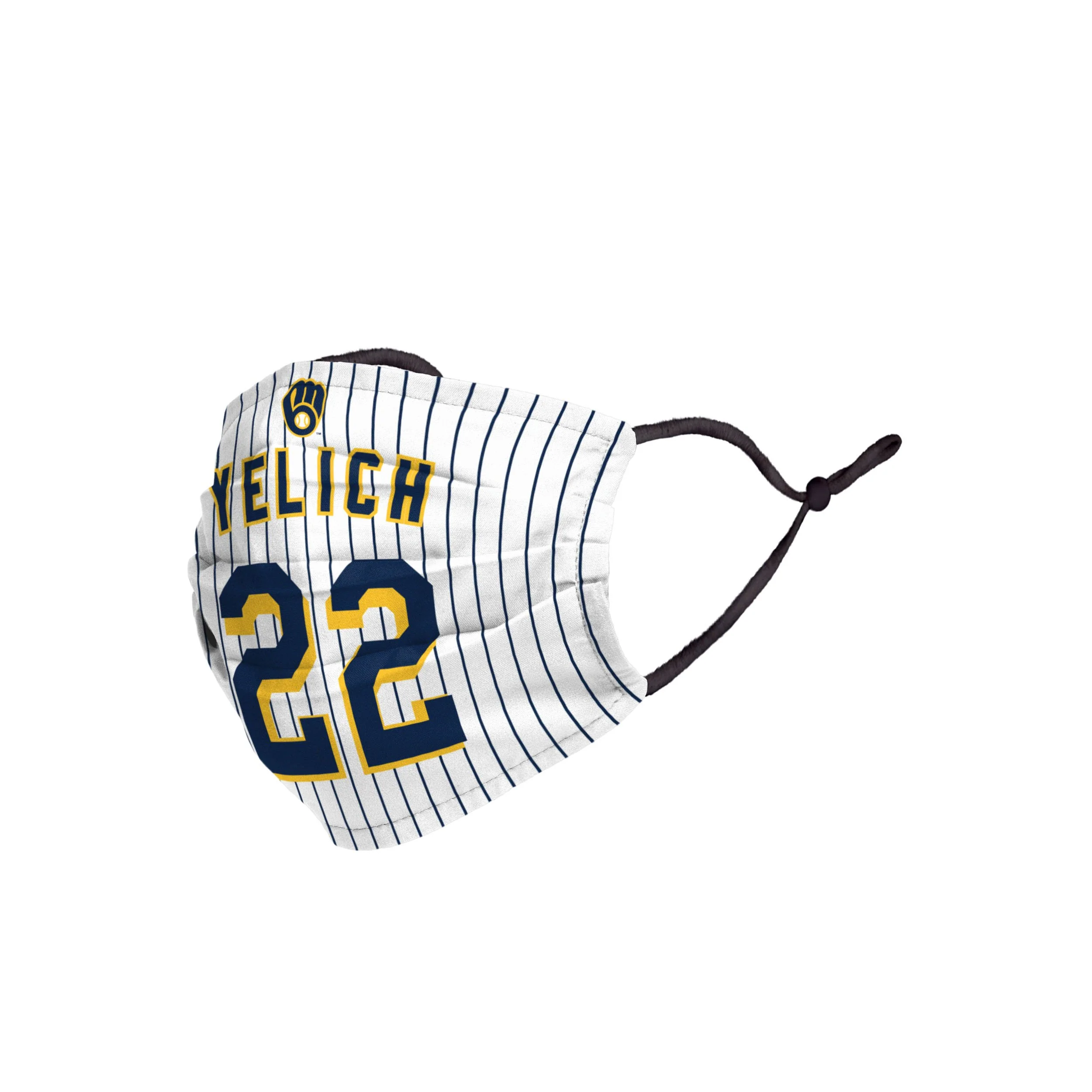 Milwaukee Brewers MLB Christian Yelich Adjustable Face Cover - Image 2