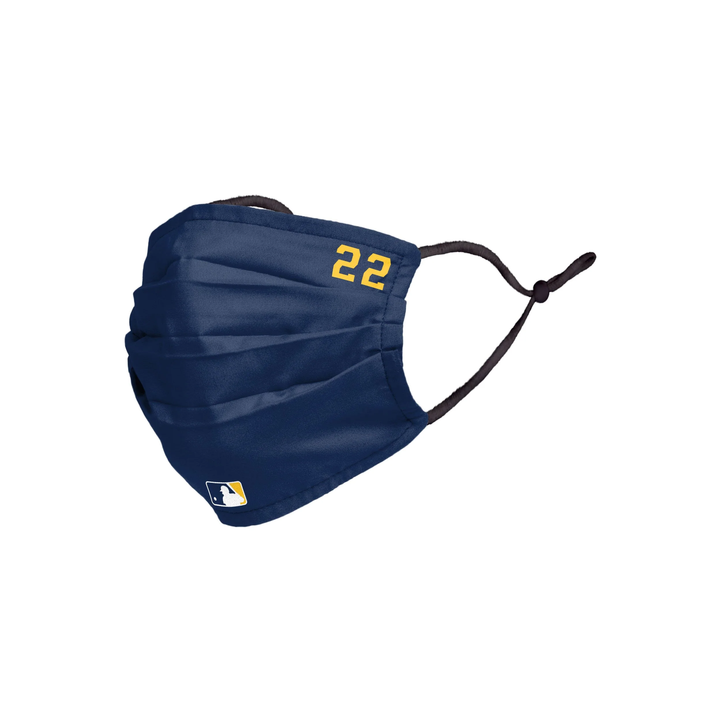 Milwaukee Brewers MLB Christian Yelich On-Field Gameday Adjustable Face Cover - Image 4