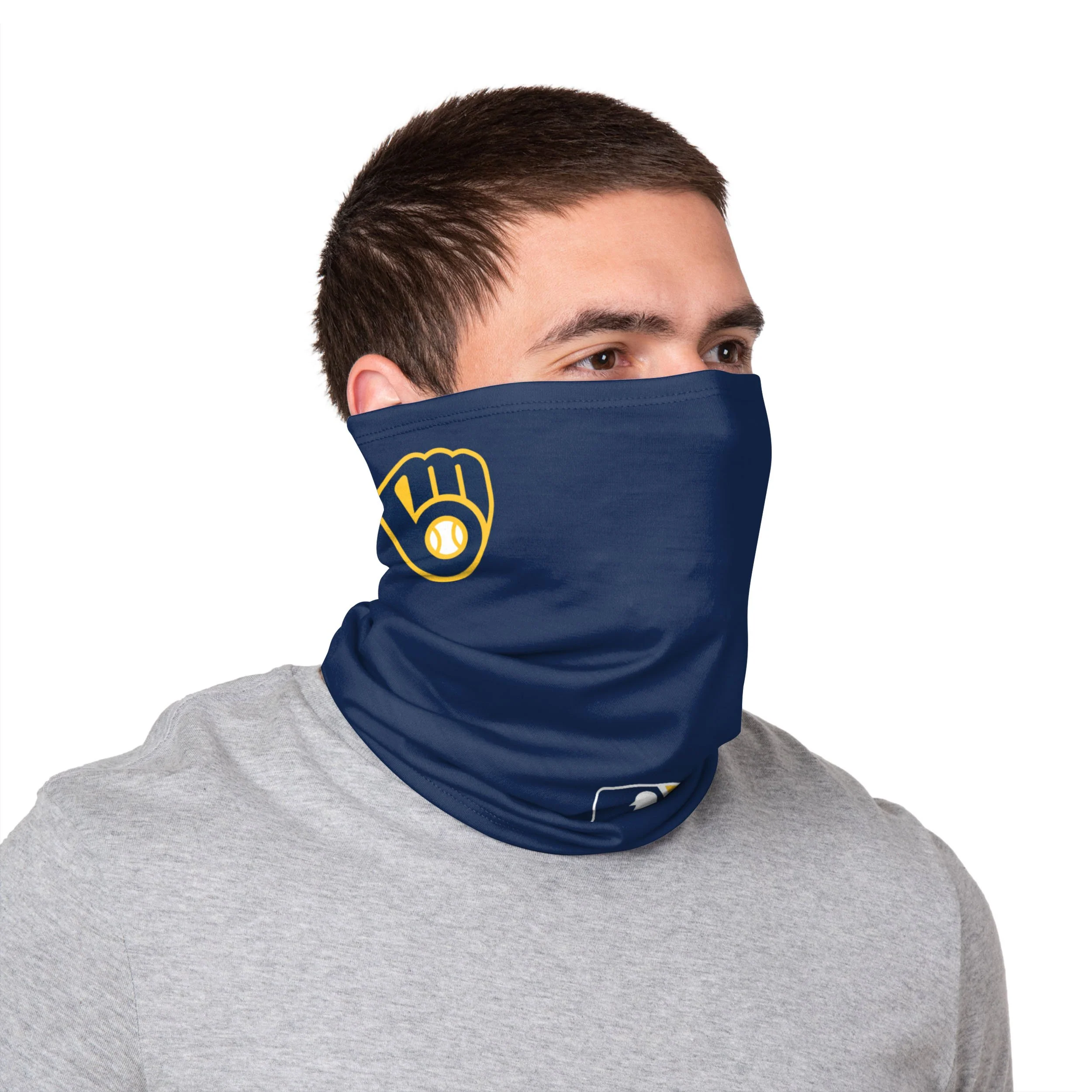 Milwaukee Brewers MLB Christian Yelich On-Field Gameday Gaiter Scarf - Image 3