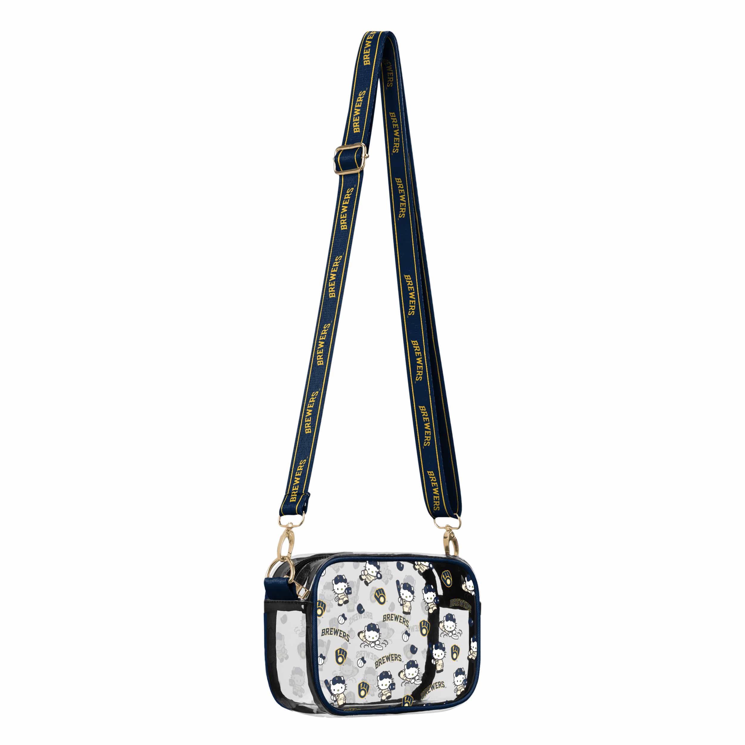 Milwaukee Brewers MLB Hello Kitty® Clear Crossbody Bag (PREORDER - SHIPS MID JUNE) - Image 2