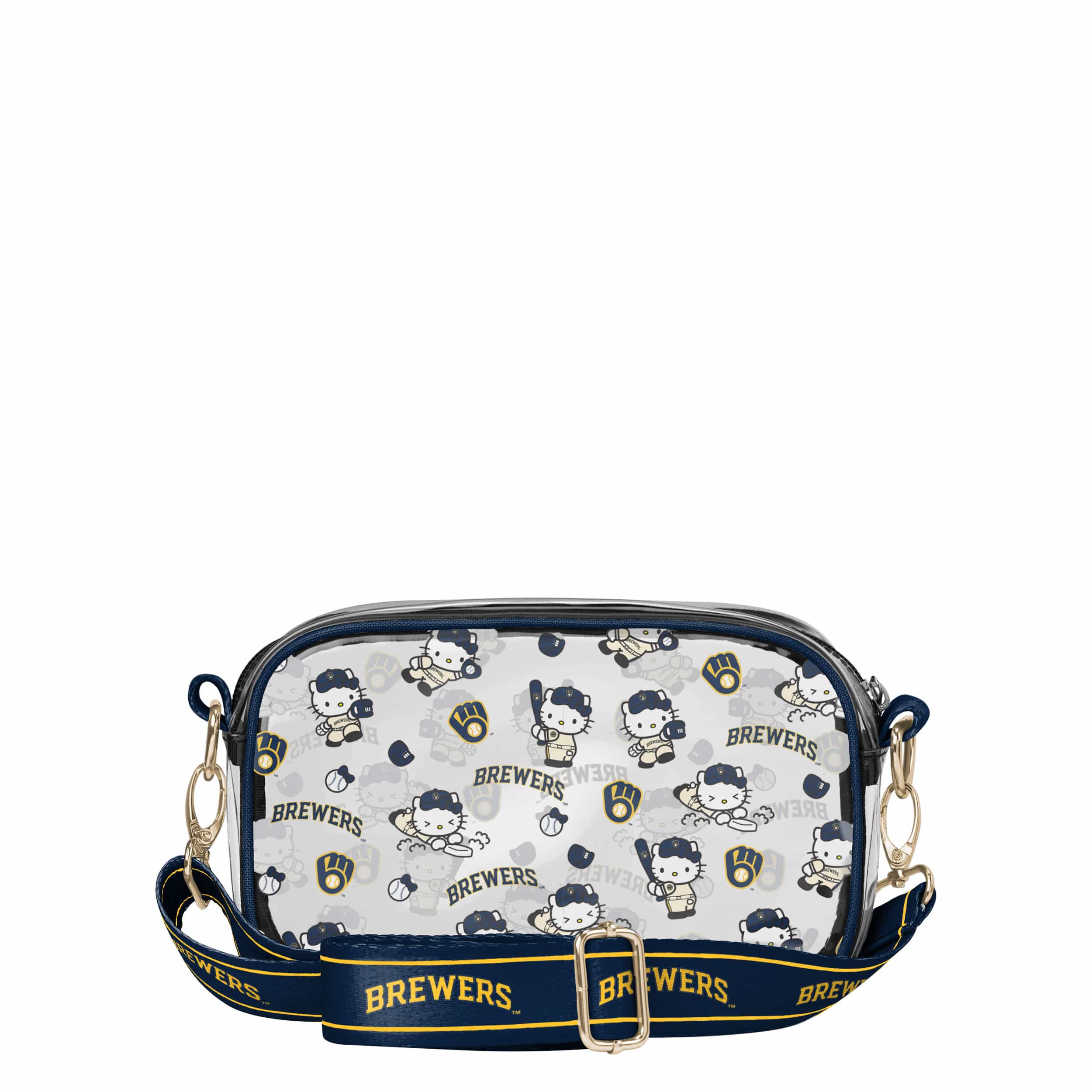 Milwaukee Brewers MLB Hello Kitty® Clear Crossbody Bag (PREORDER - SHIPS MID JUNE) - Image 5