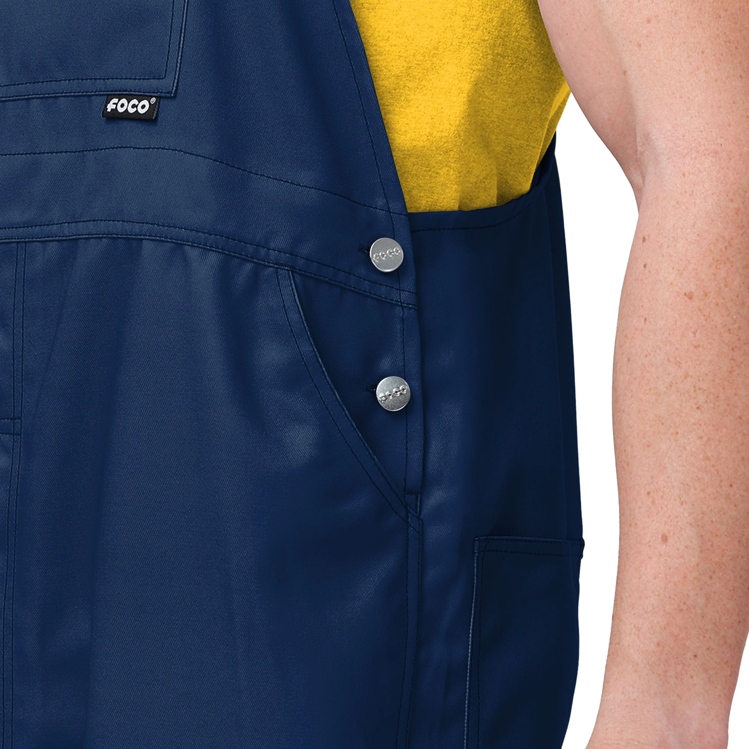 Milwaukee Brewers MLB Mens Big Logo Bib Overalls - Image 5