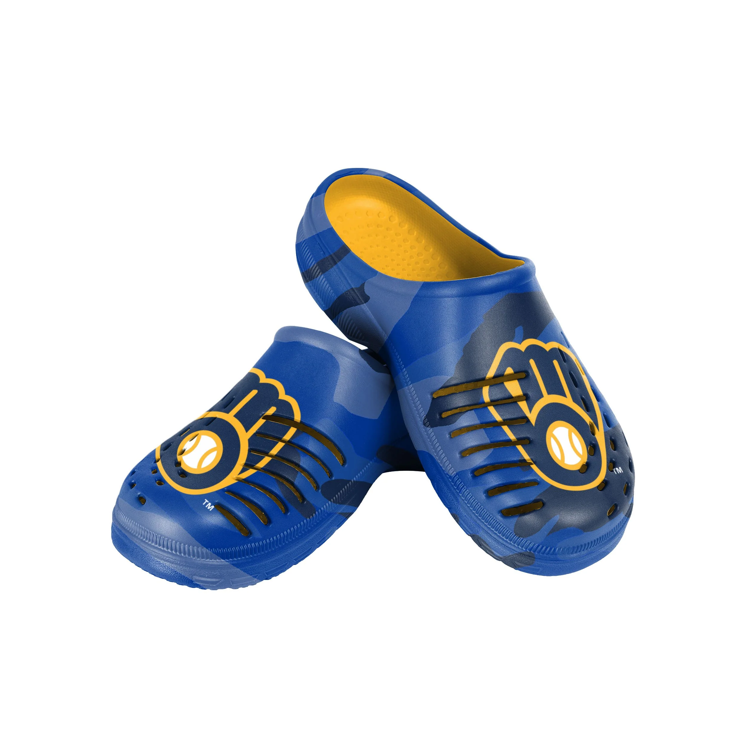 Milwaukee Brewers MLB Mens Tonal Camo Clog