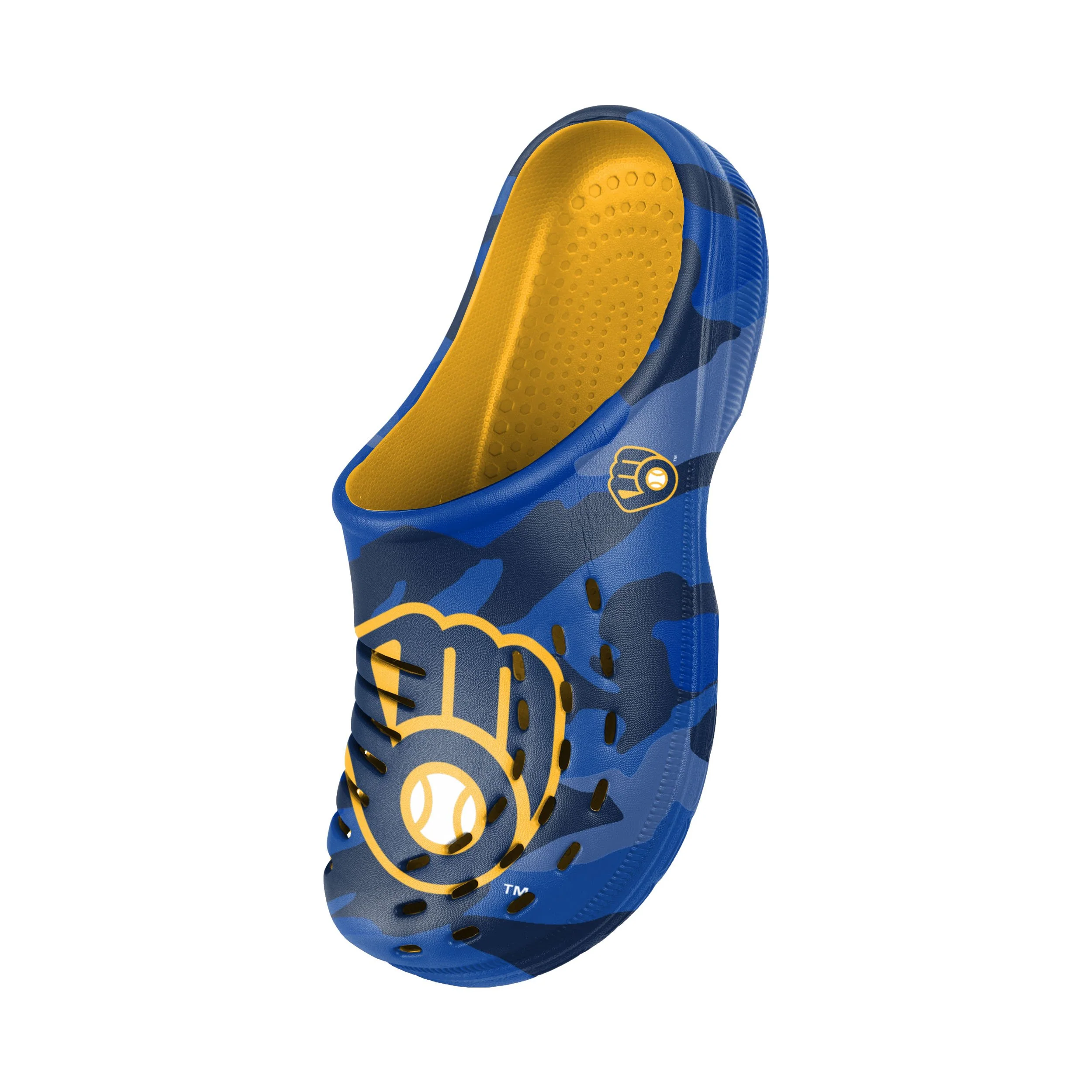 Milwaukee Brewers MLB Mens Tonal Camo Clog - Image 3
