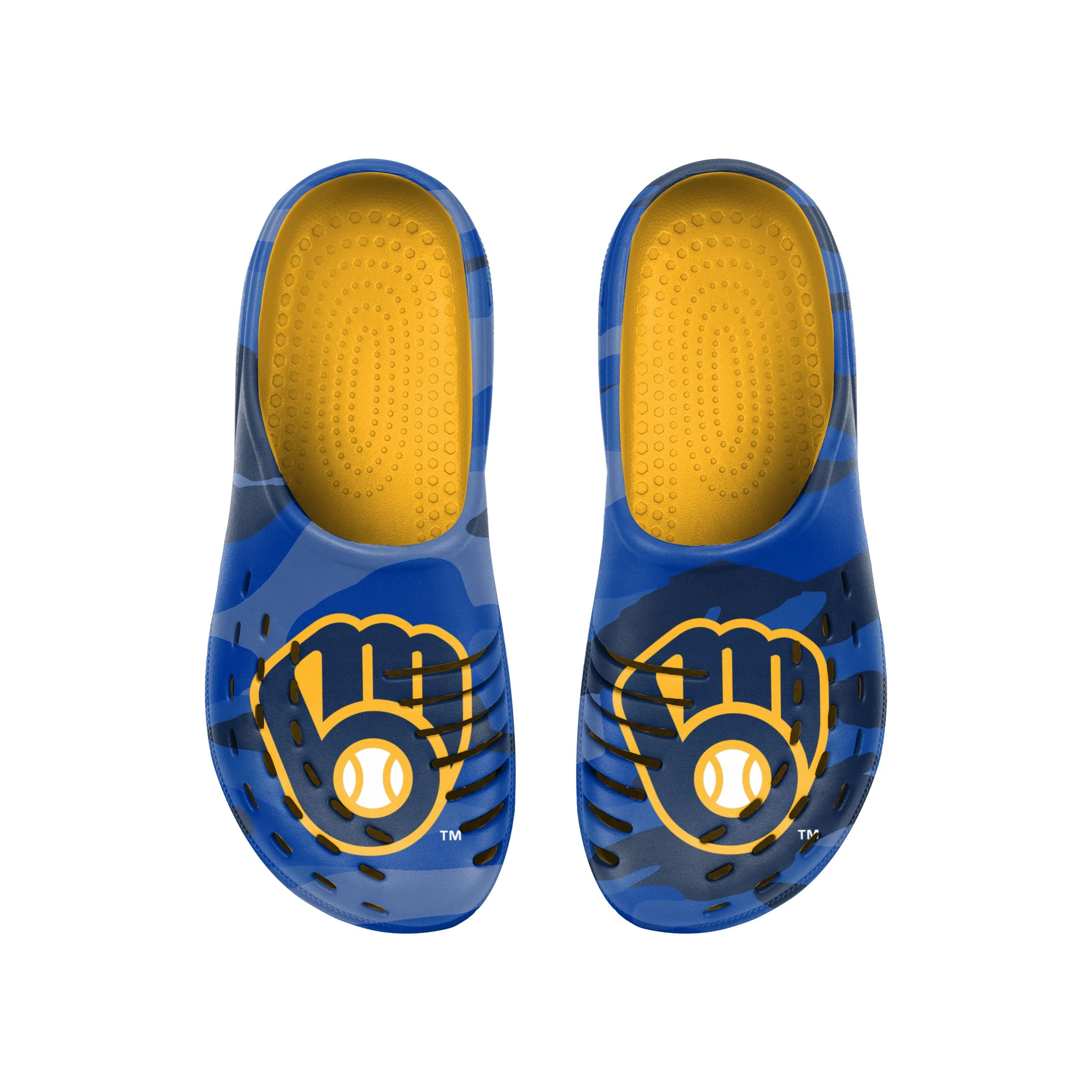 Milwaukee Brewers MLB Mens Tonal Camo Clog - Image 4