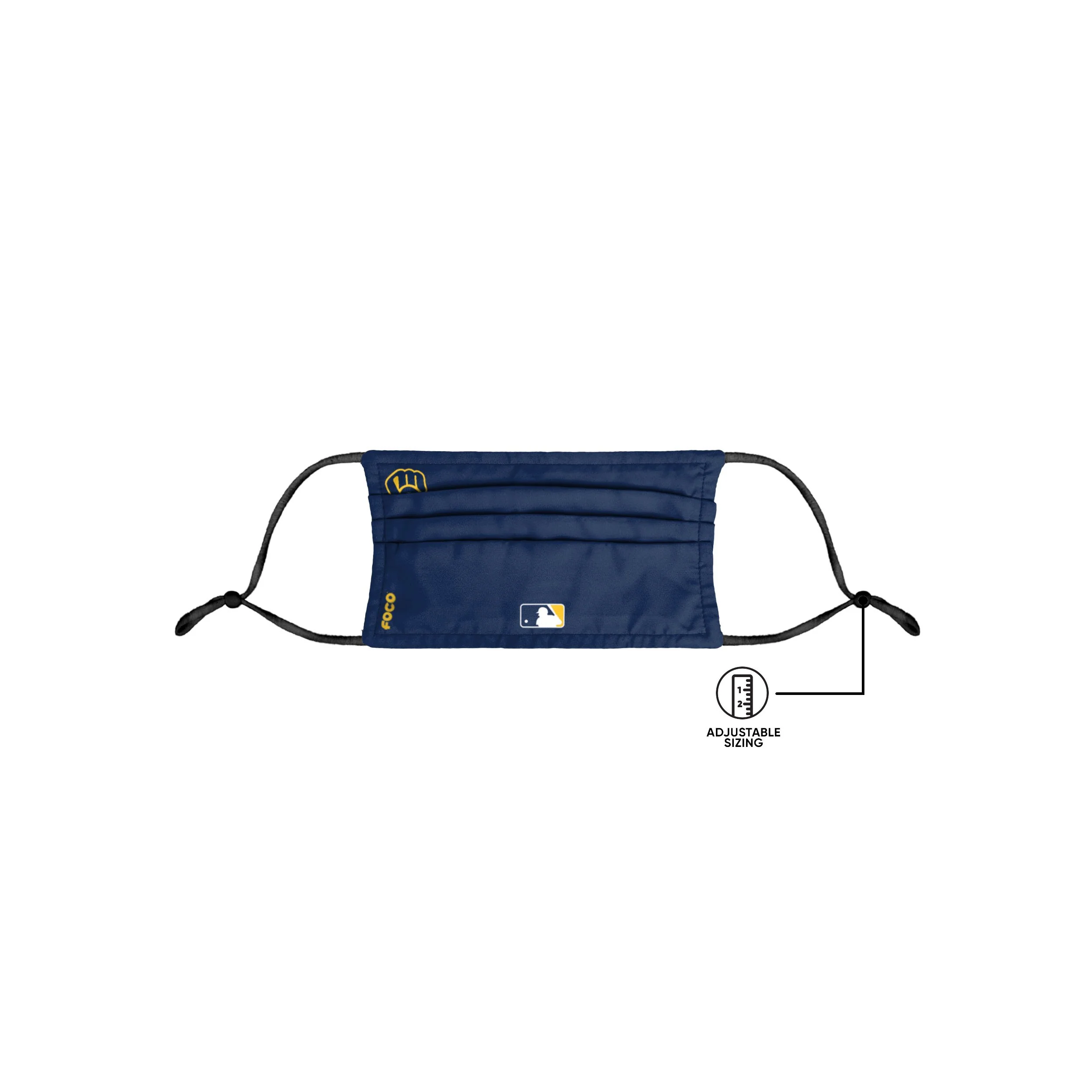 Milwaukee Brewers MLB On-Field Gameday Adjustable Face Cover - Image 6