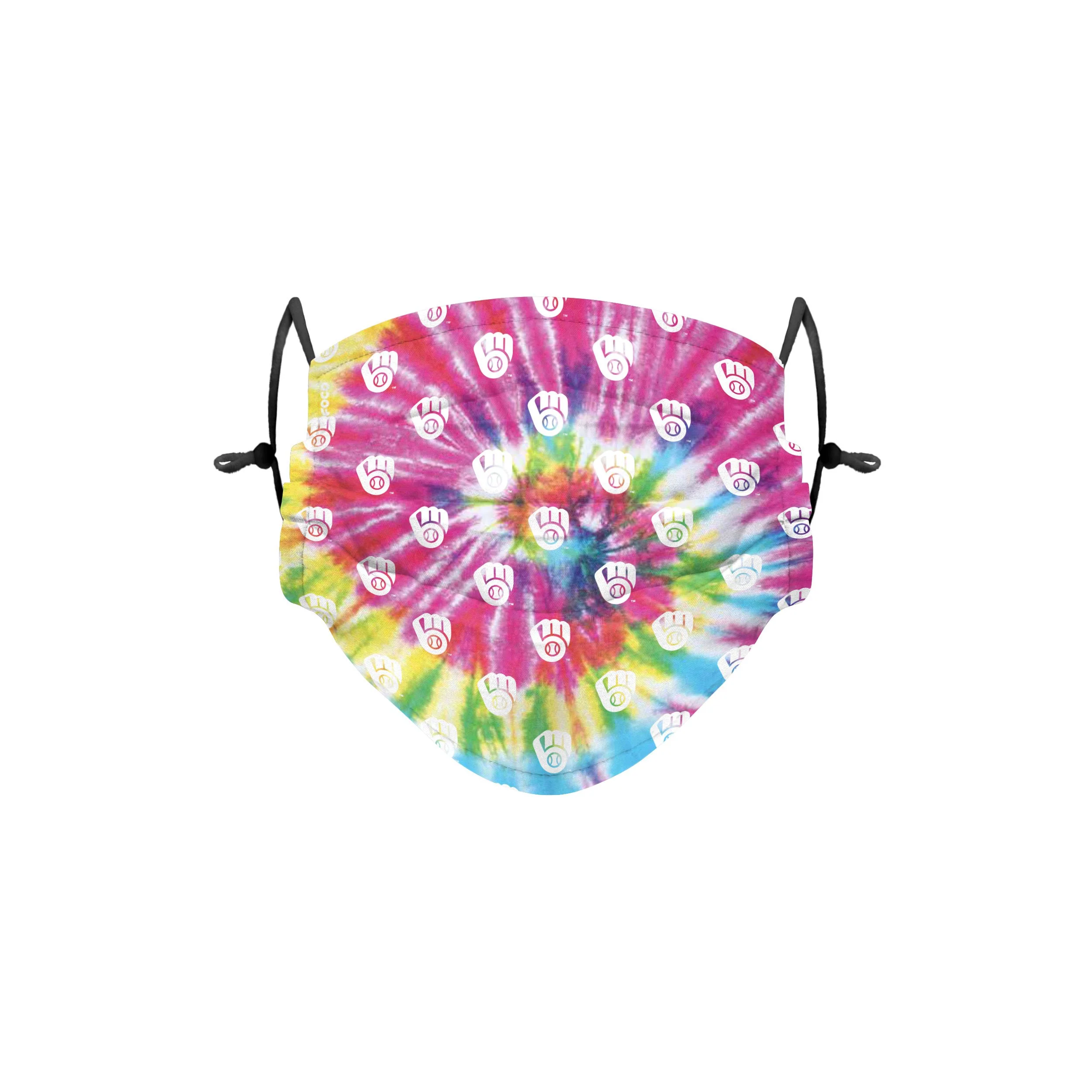 Milwaukee Brewers MLB Pastel Tie-Dye Adjustable Face Cover