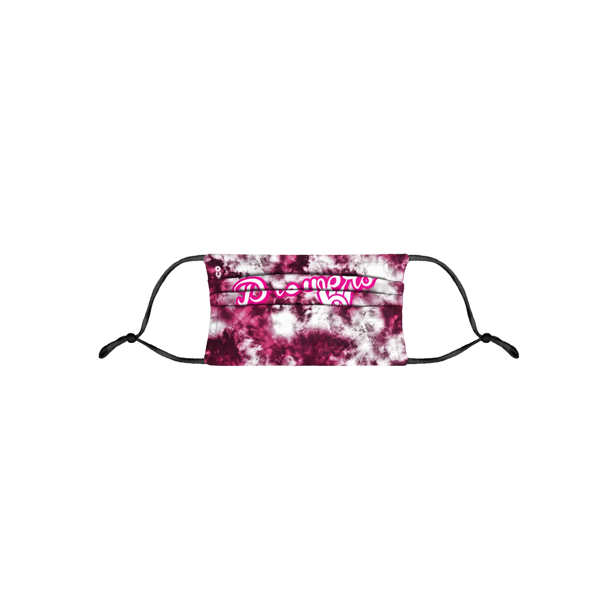 Milwaukee Brewers MLB Pink Tie-Dye Adjustable Face Cover - Image 5