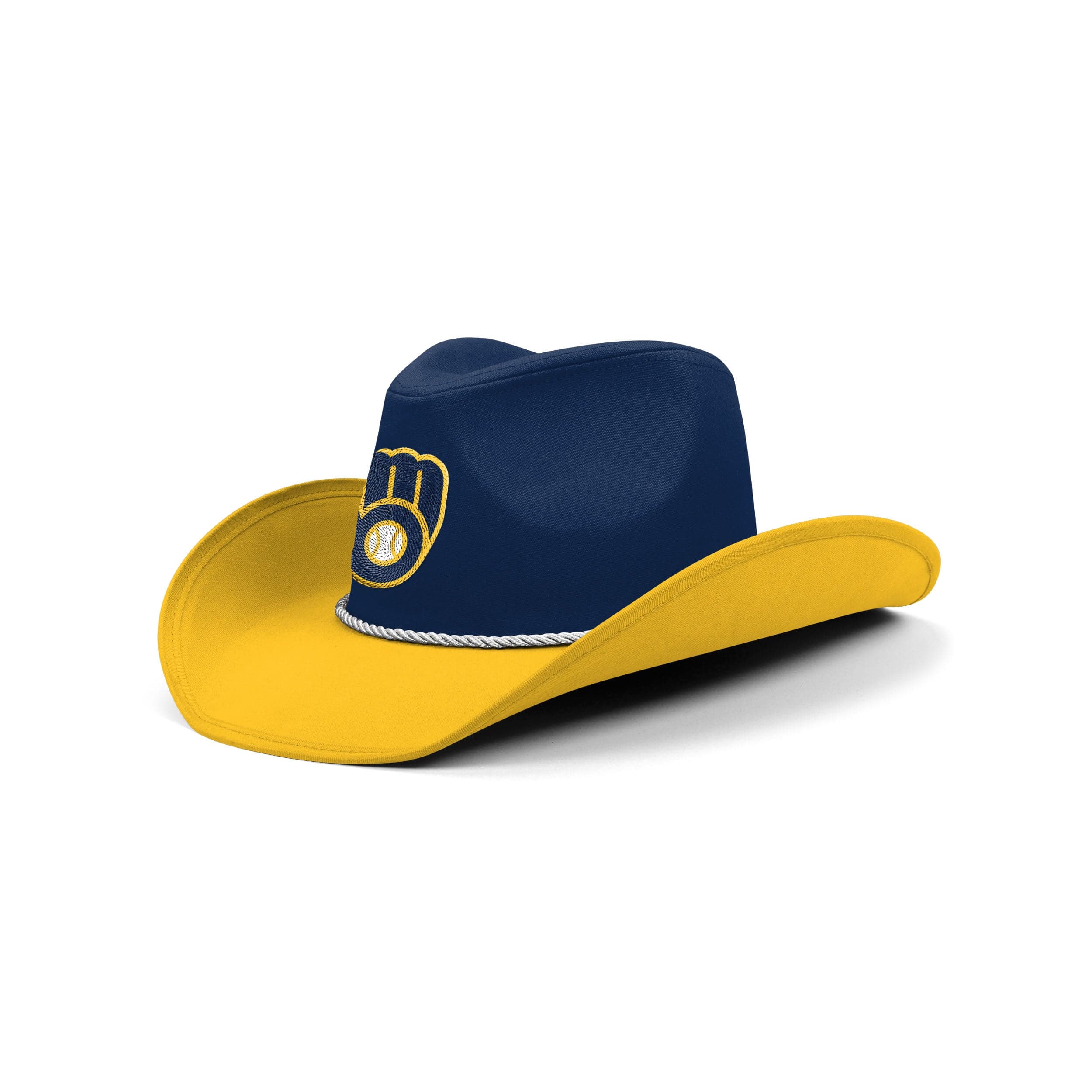 Milwaukee Brewers MLB Two Tone Cowboy Hat