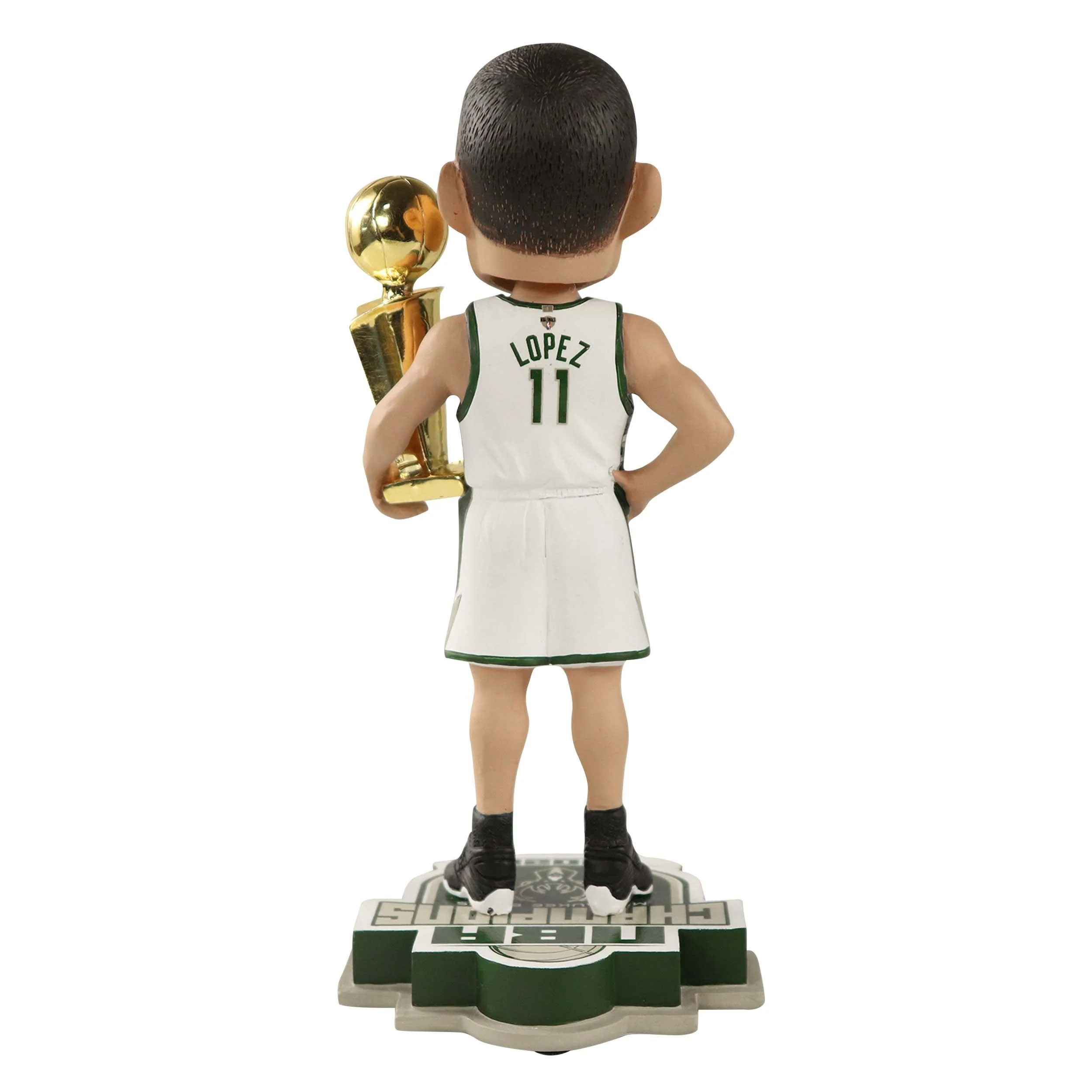 Milwaukee Bucks 2021 NBA Champions Brook Lopez Bobblehead - Image 2