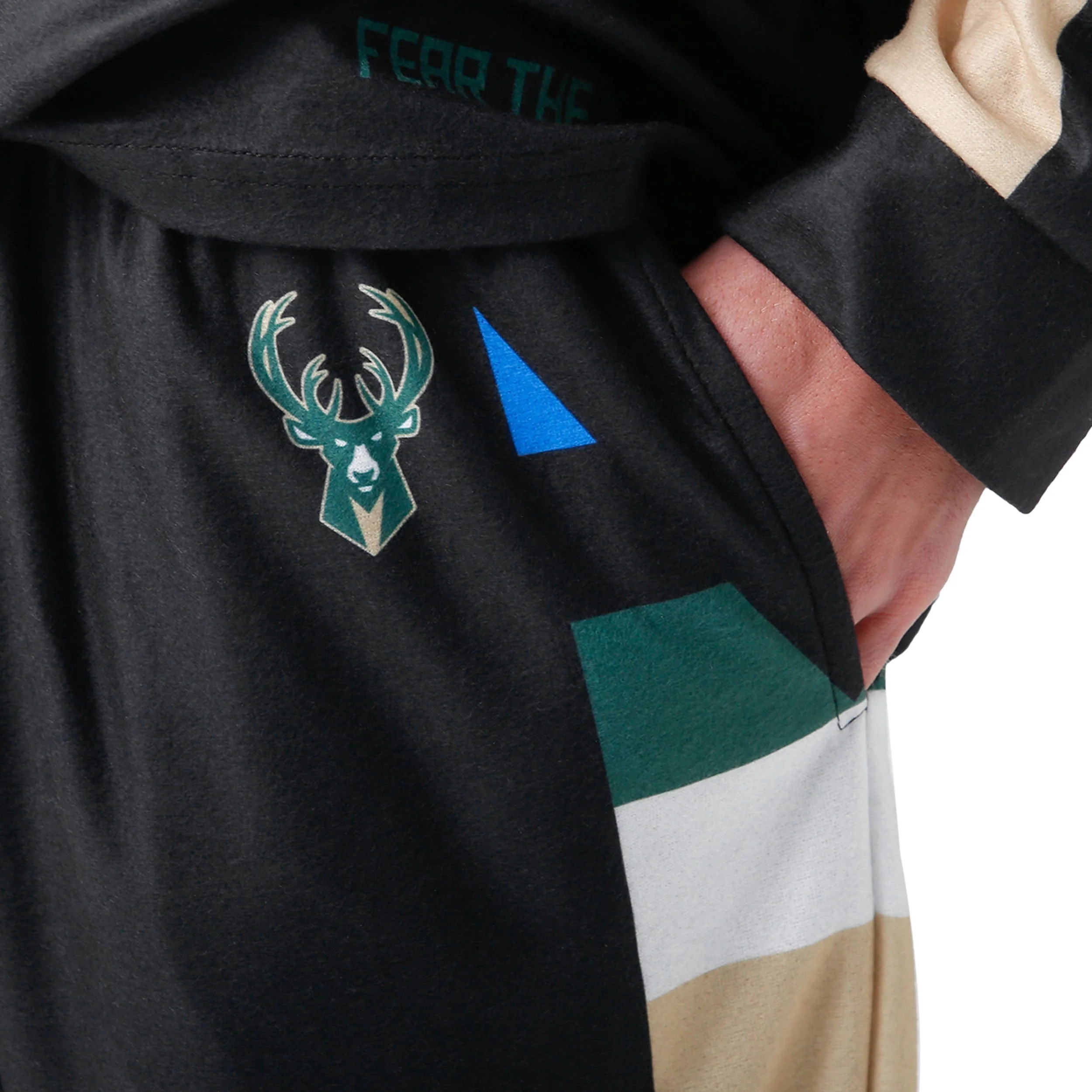 Milwaukee Bucks 2021 NBA Champions Holiday Pajamas - Image 4