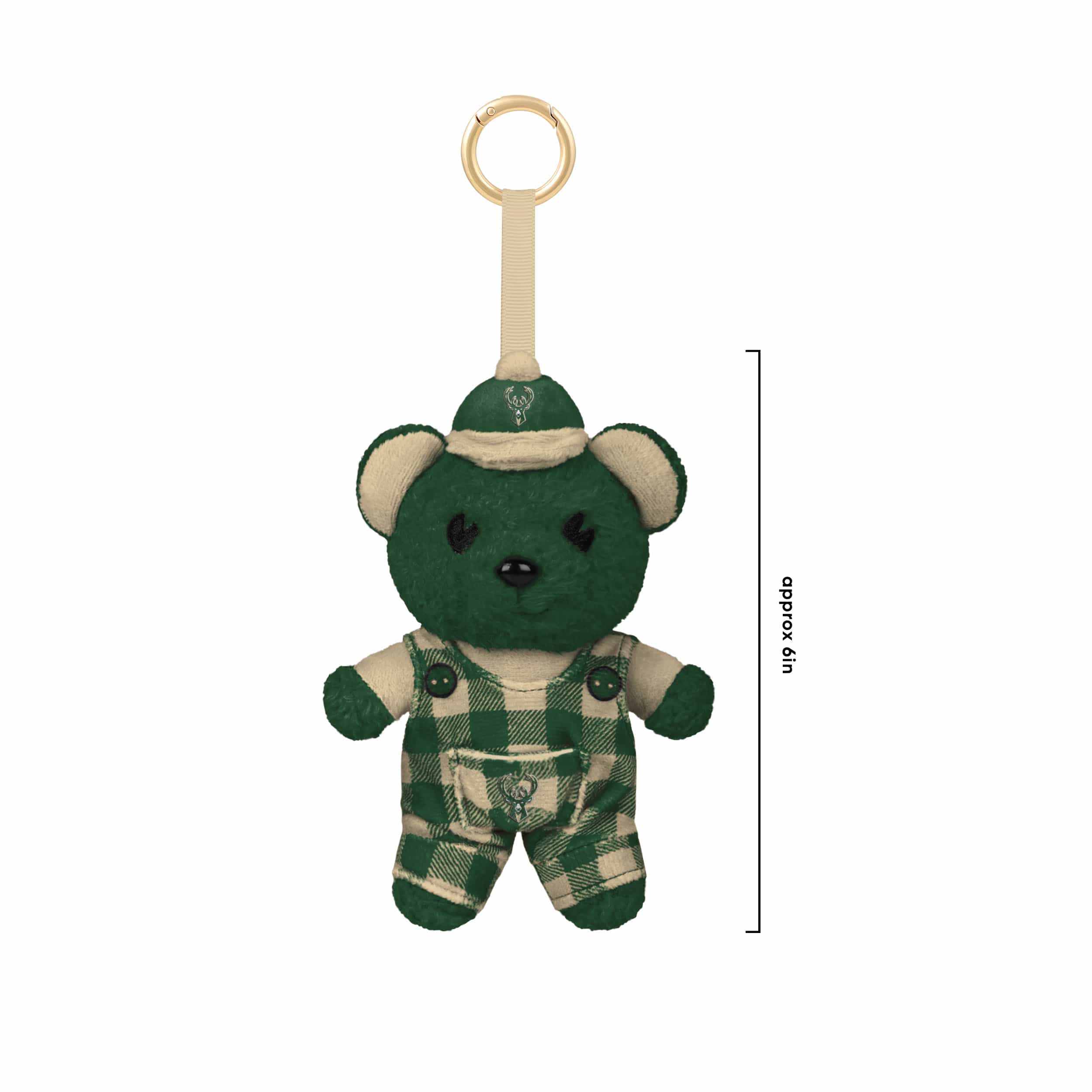 Milwaukee Bucks NBA FOOCOOS Plush Bag Charm Keychain Blind Box Series 1 (PREORDER - SHIPS MID JULY) - Image 3