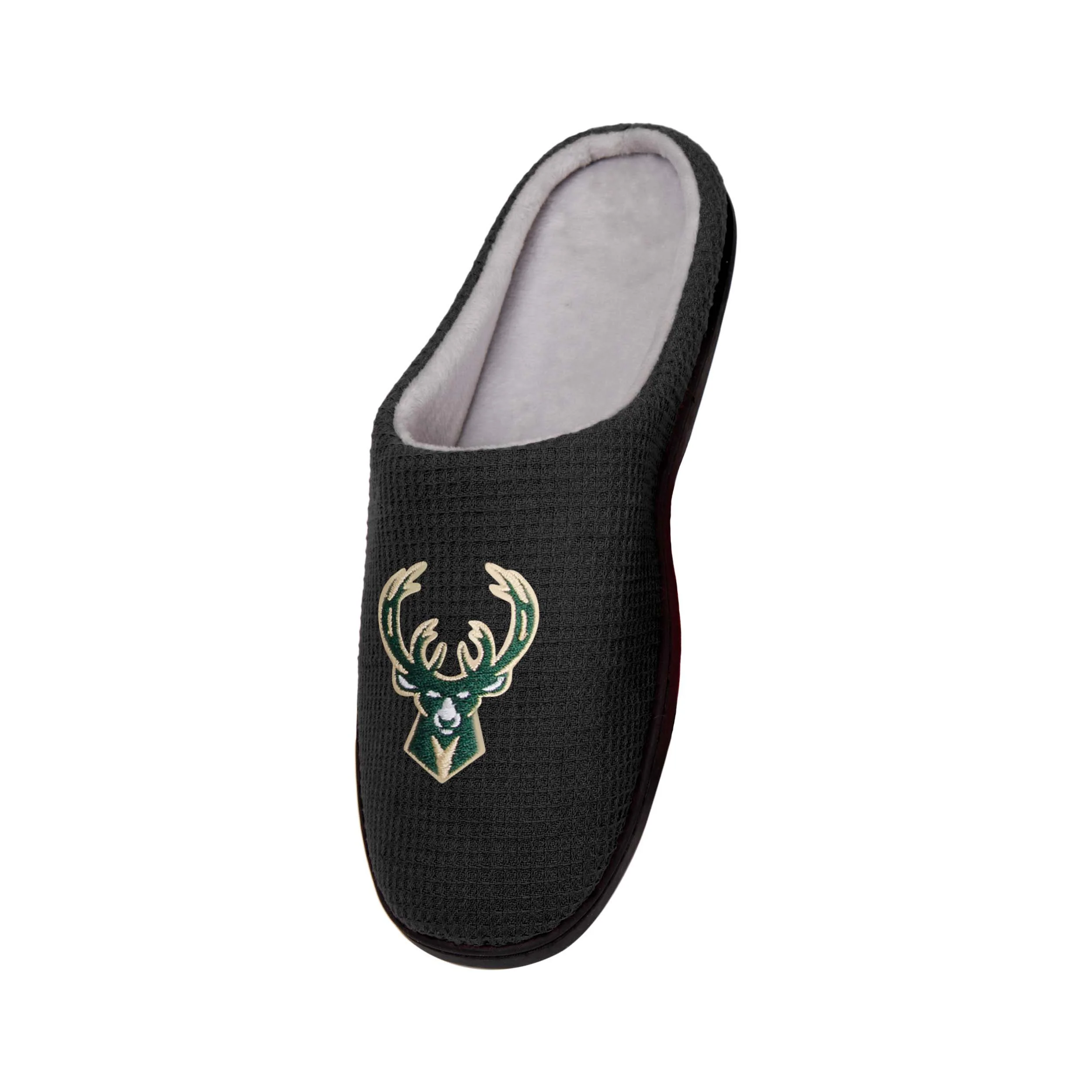 Milwaukee Bucks NBA Mens Memory Foam Slide Slippers - Image 3