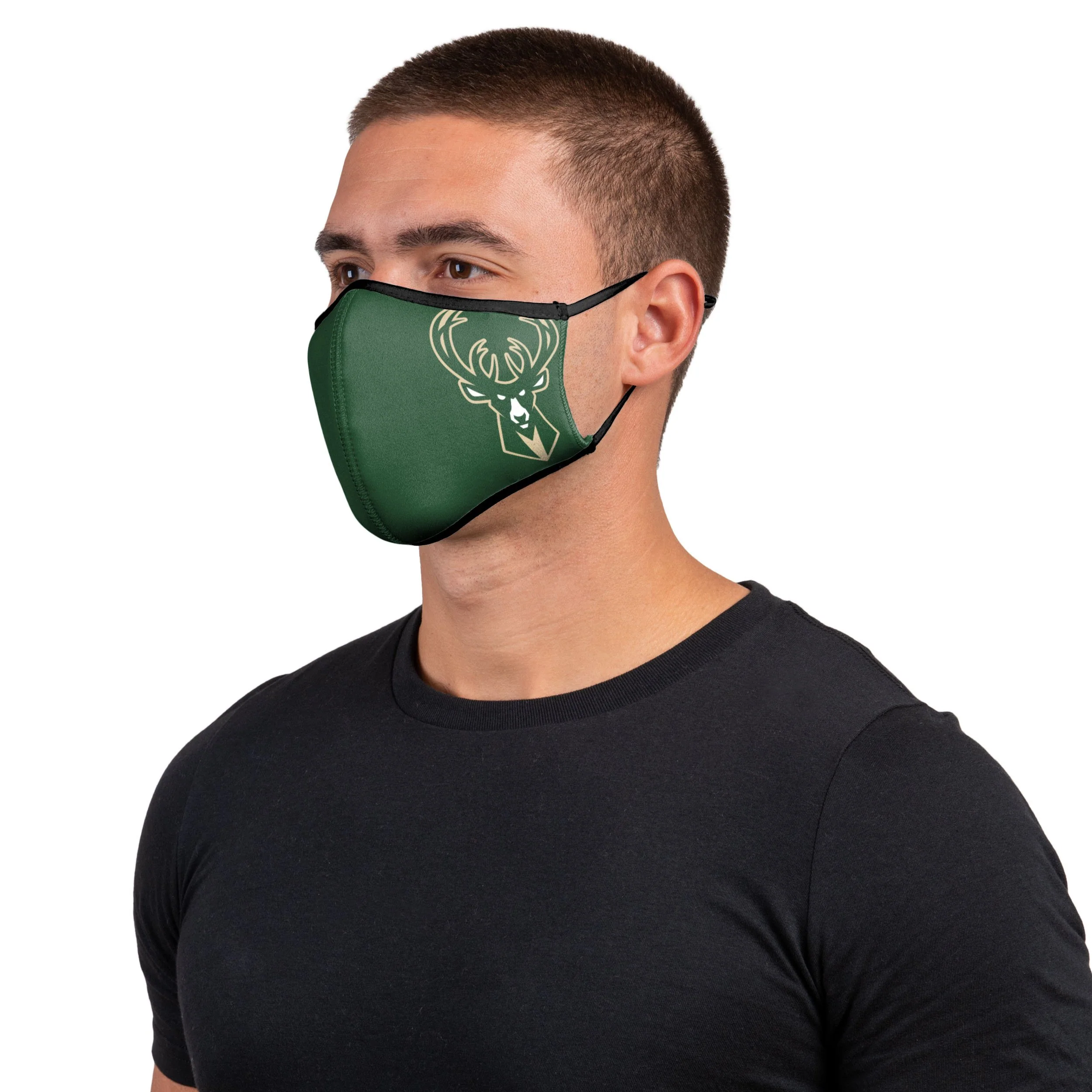 Milwaukee Bucks NBA Sport 3 Pack Face Cover - Image 2