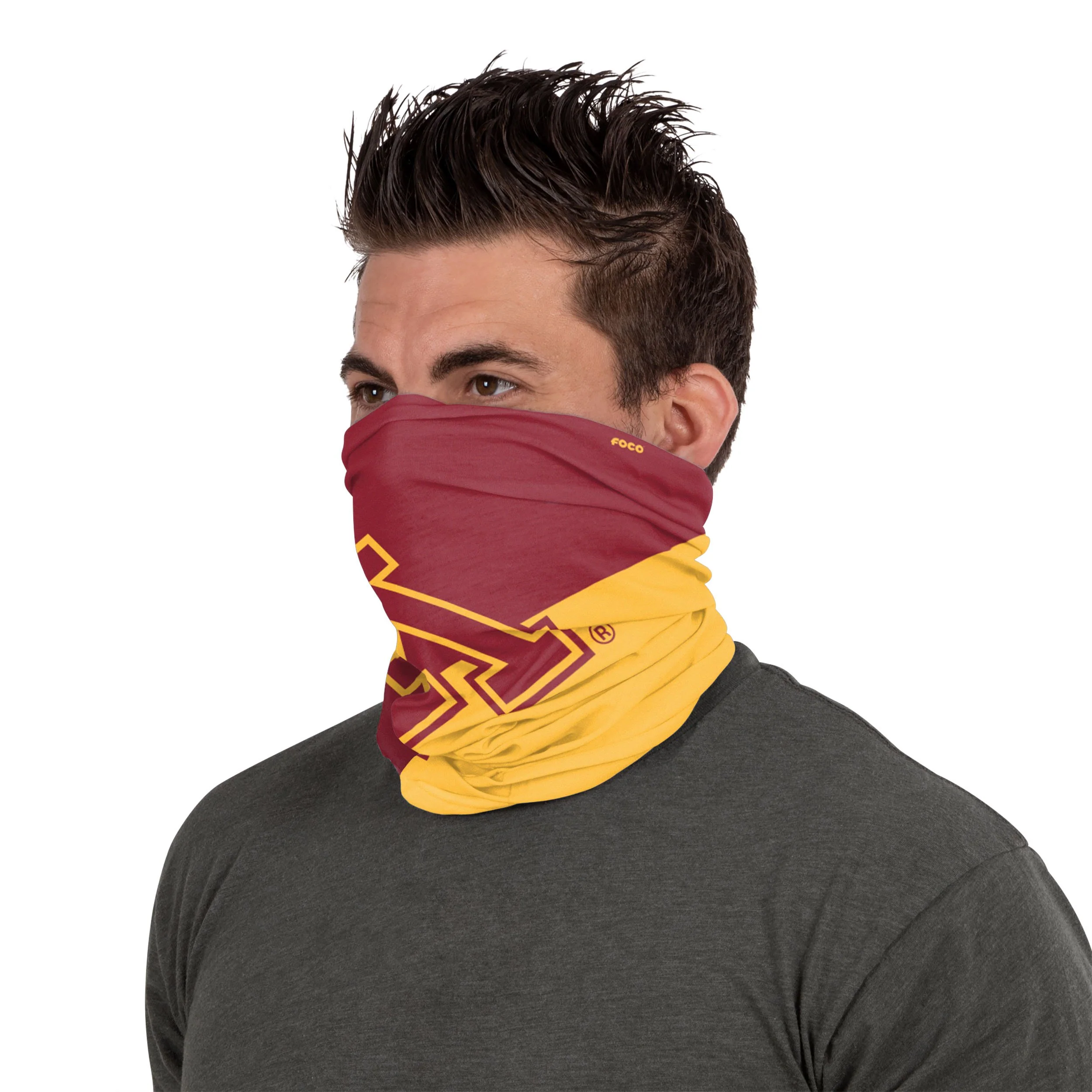 Minnesota Golden Gophers NCAA Big Logo Gaiter Scarf - Image 4