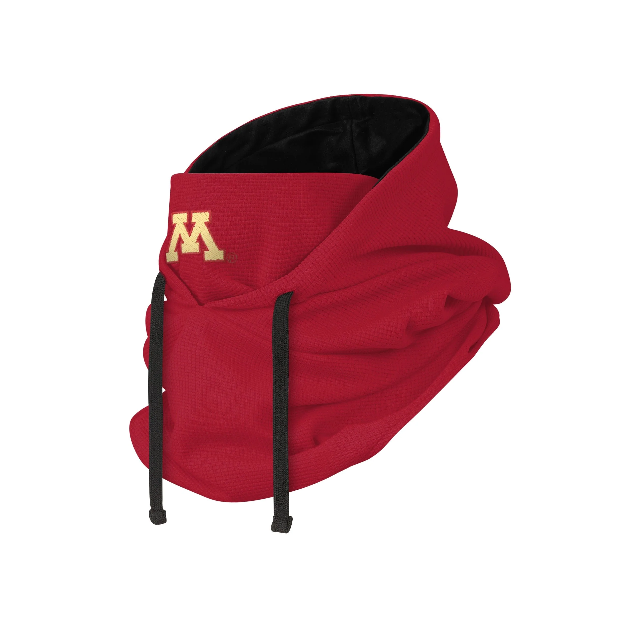 Minnesota Golden Gophers NCAA Waffle Drawstring Hooded Gaiter - Image 2