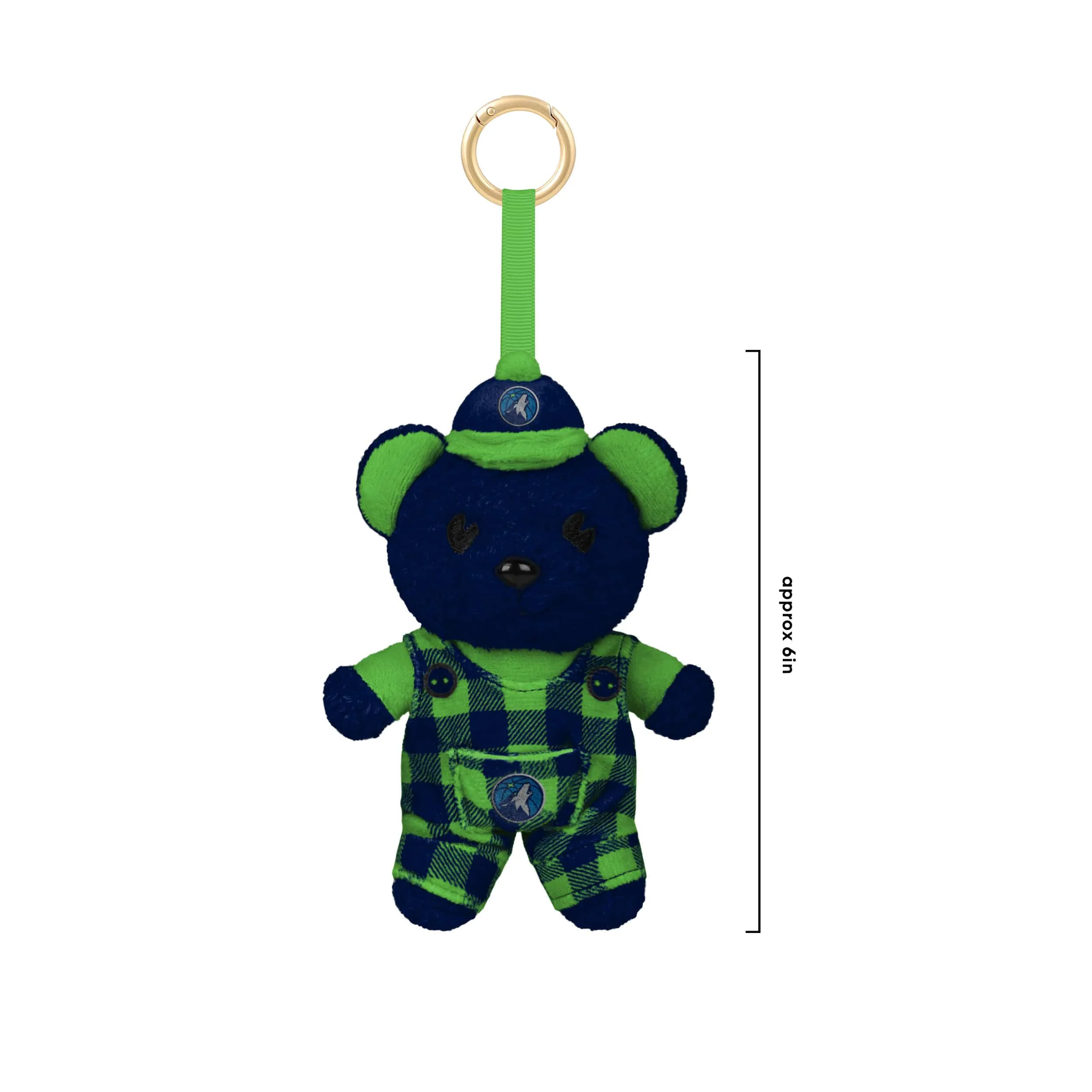 Minnesota Timberwolves NBA FOOCOOS Plush Bag Charm Keychain Blind Box Series 1 (PREORDER - SHIPS MID JULY) - Image 3