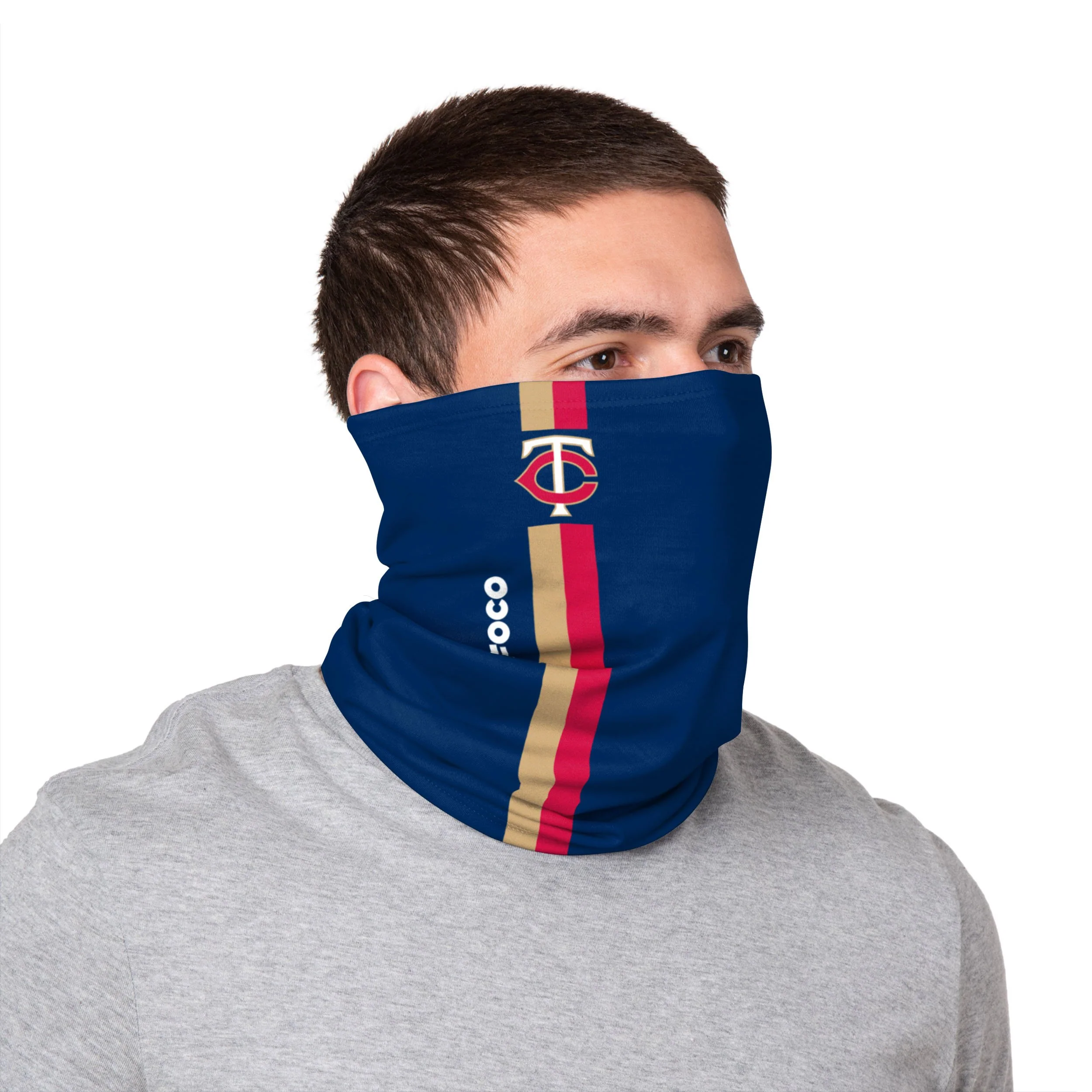 Minnesota Twins MLB Big Logo Gameday Gaiter Scarf - Image 2