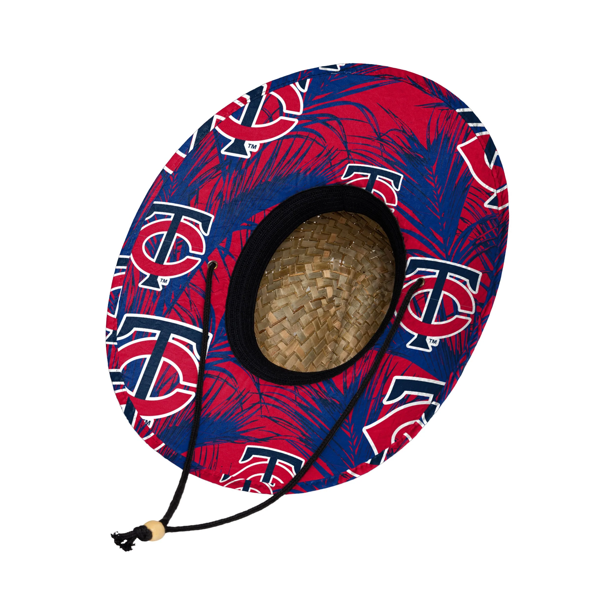Minnesota Twins MLB Floral Straw Hat - Image 2
