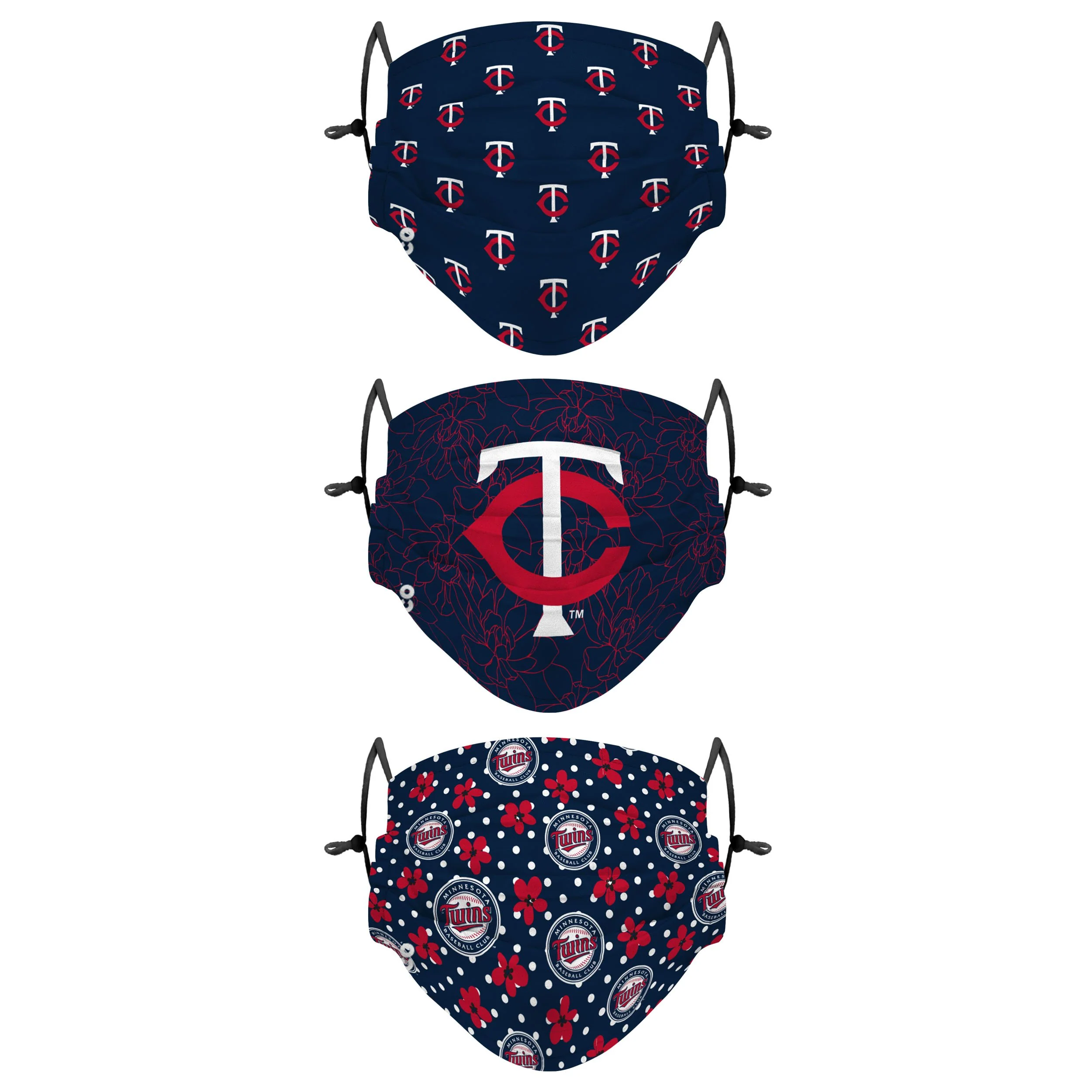 Minnesota Twins MLB Gameday Gardener 3 Pack Face Cover