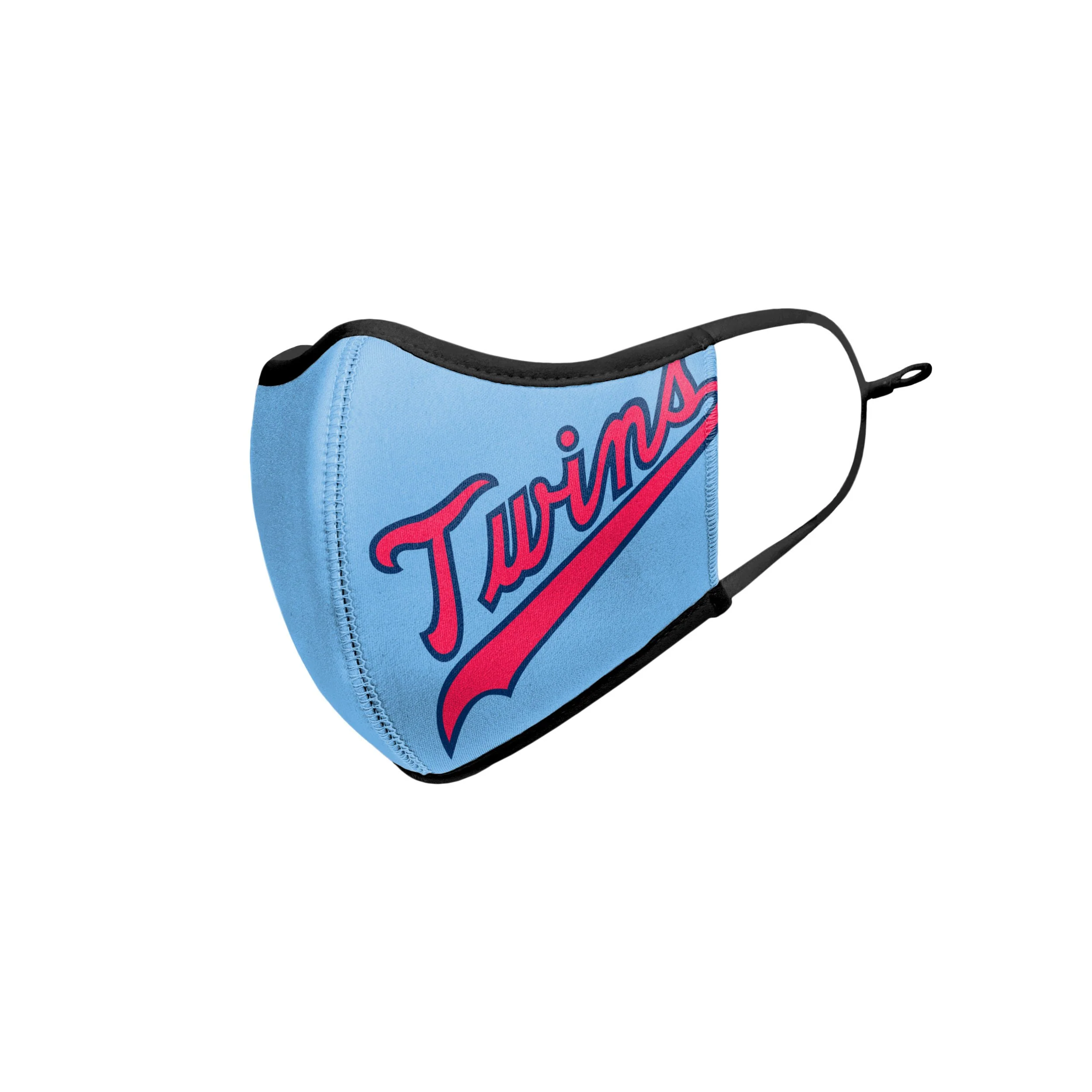 Minnesota Twins MLB On-Field Adjustable Powder Blue Sport Face Cover - Image 5