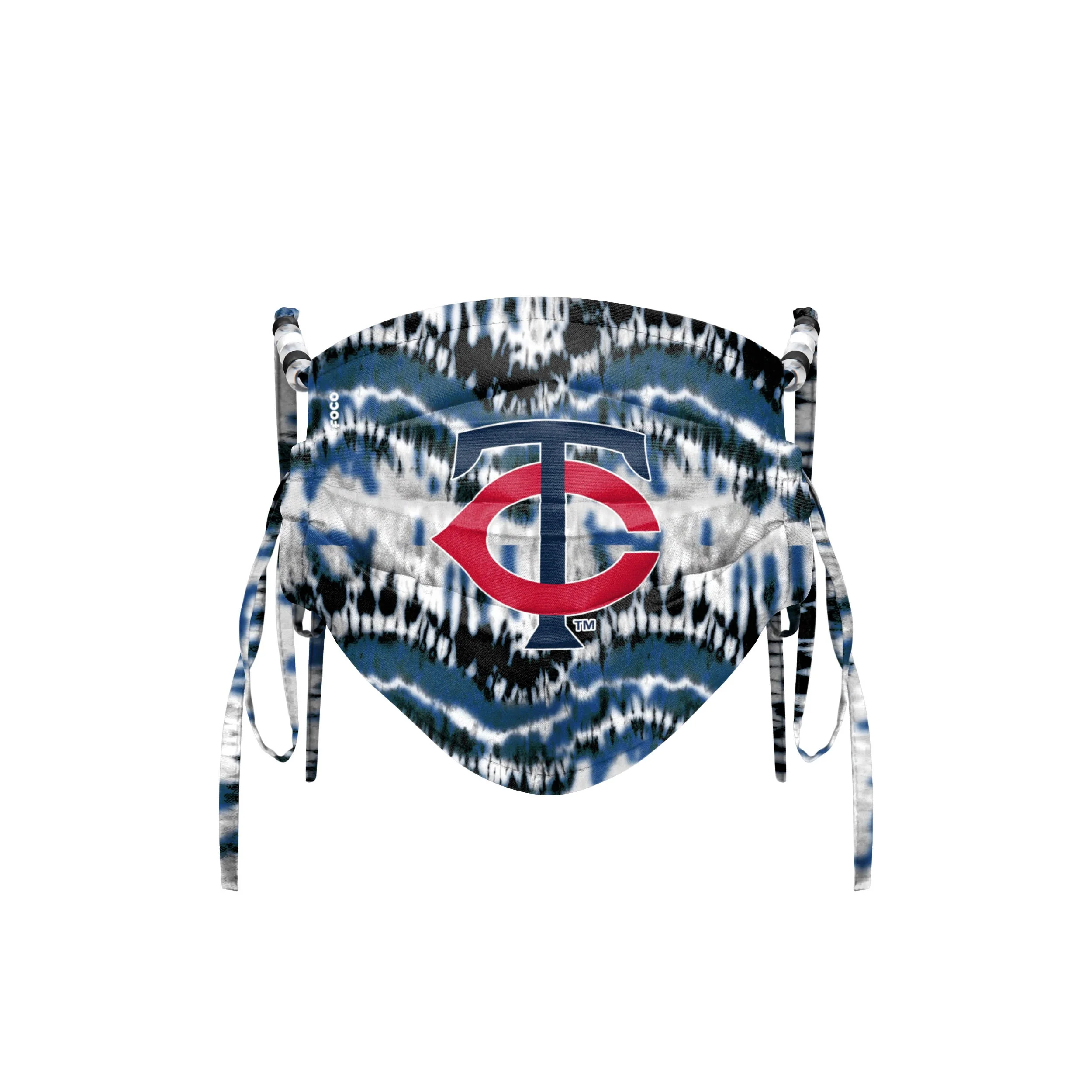 Minnesota Twins MLB Tie-Dye Beaded Tie-Back Face Cover - Image 2