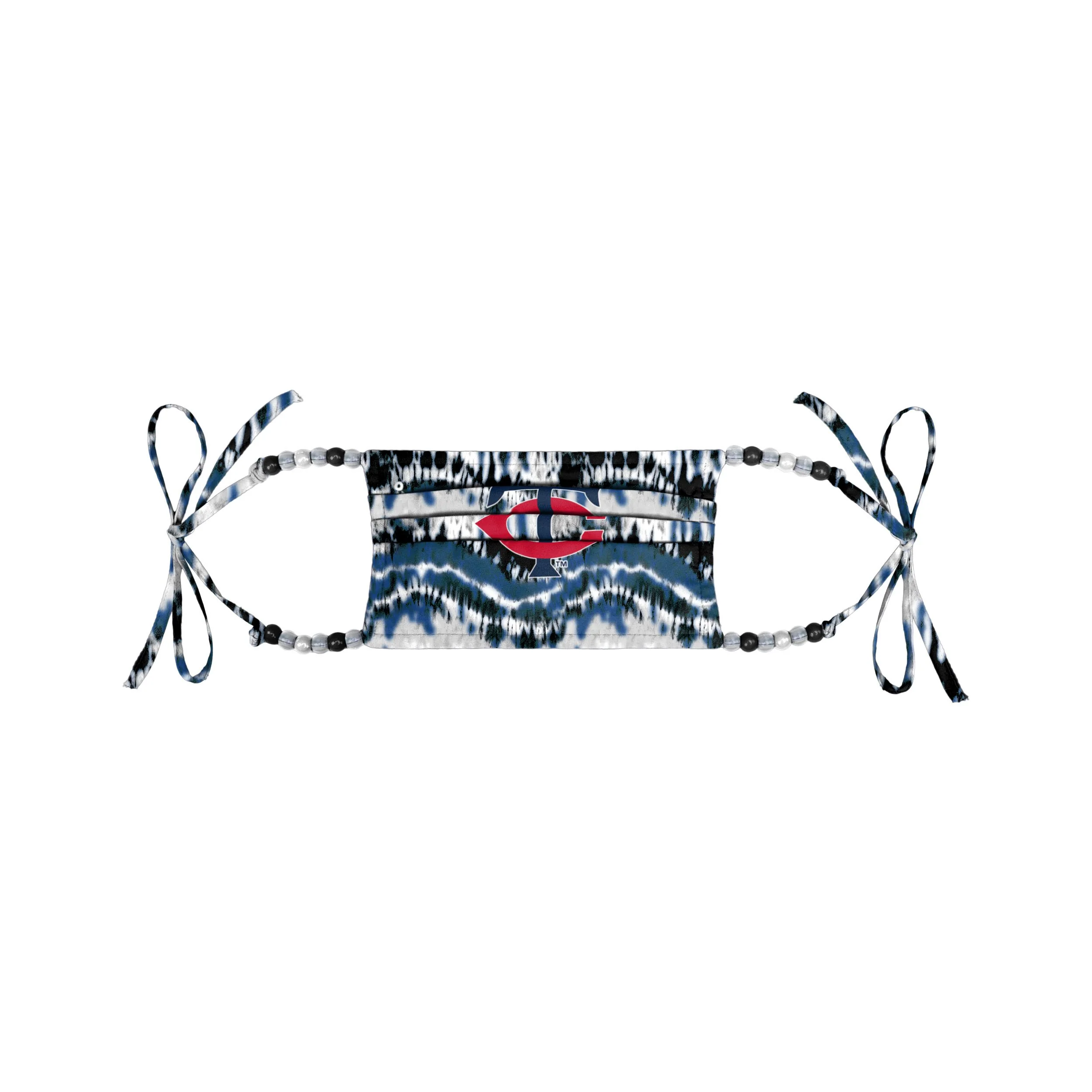 Minnesota Twins MLB Tie-Dye Beaded Tie-Back Face Cover - Image 5