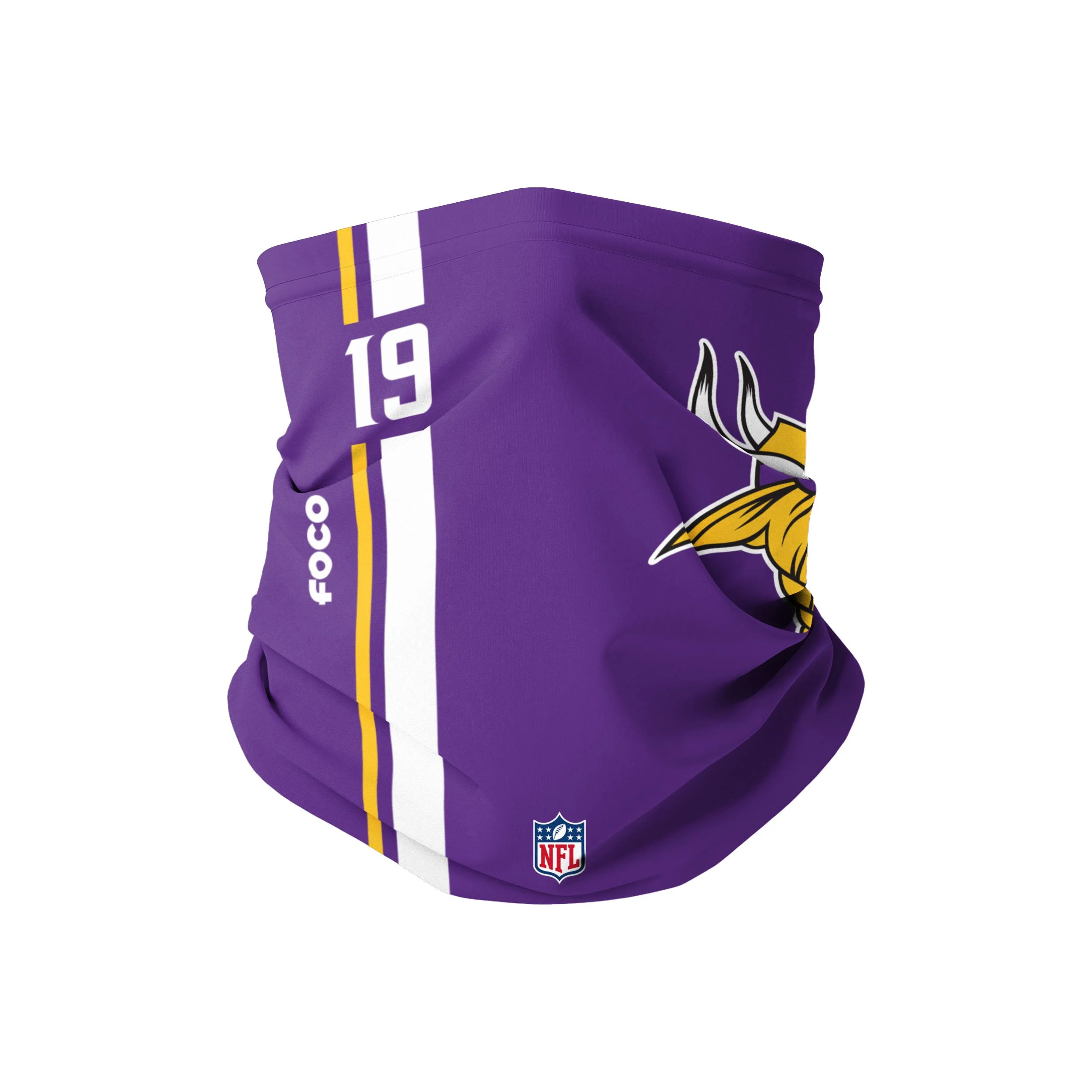Minnesota Vikings NFL Adam Thielen On-Field Sideline Logo Gaiter Scarf