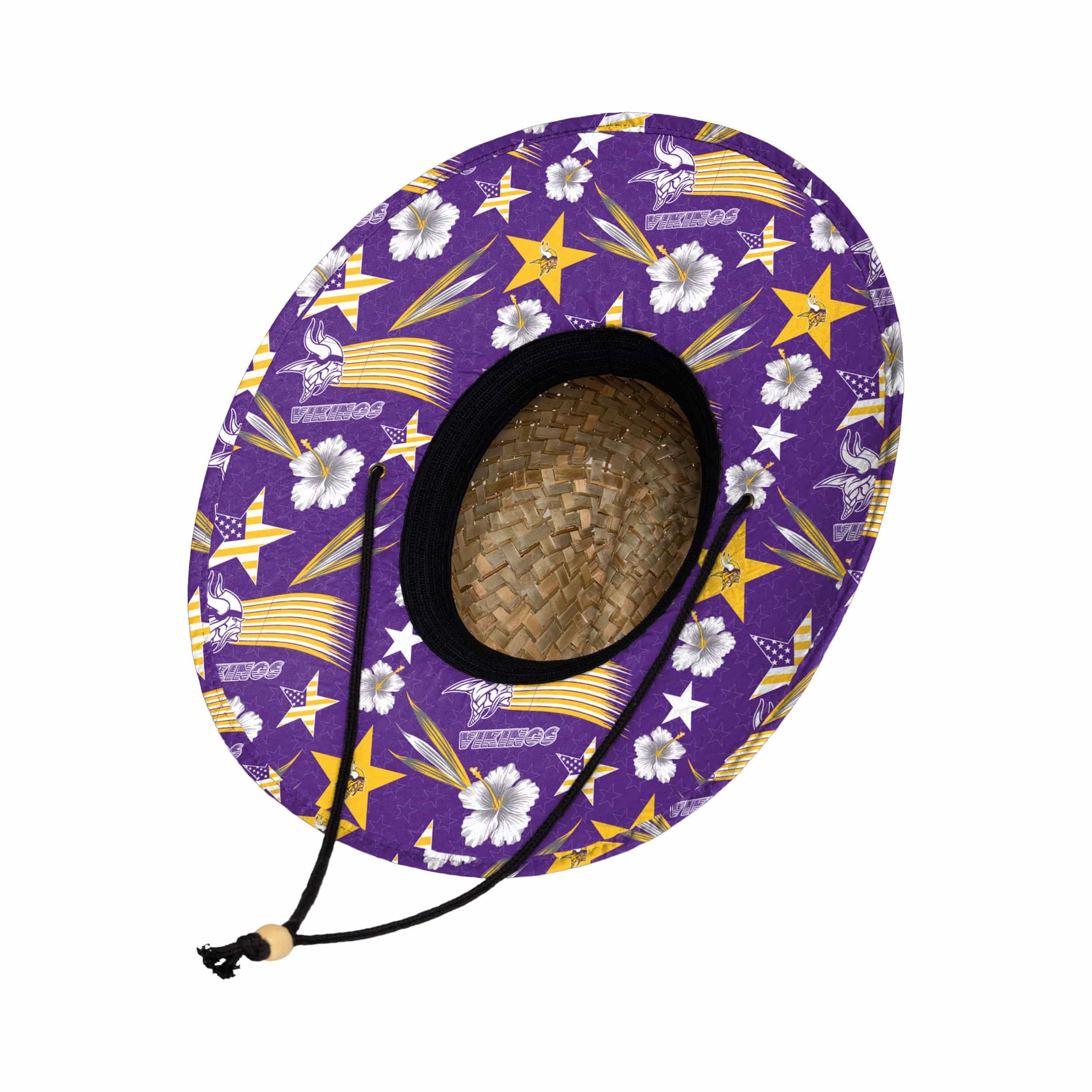 Minnesota Vikings NFL Americana Straw Hat - Image 2