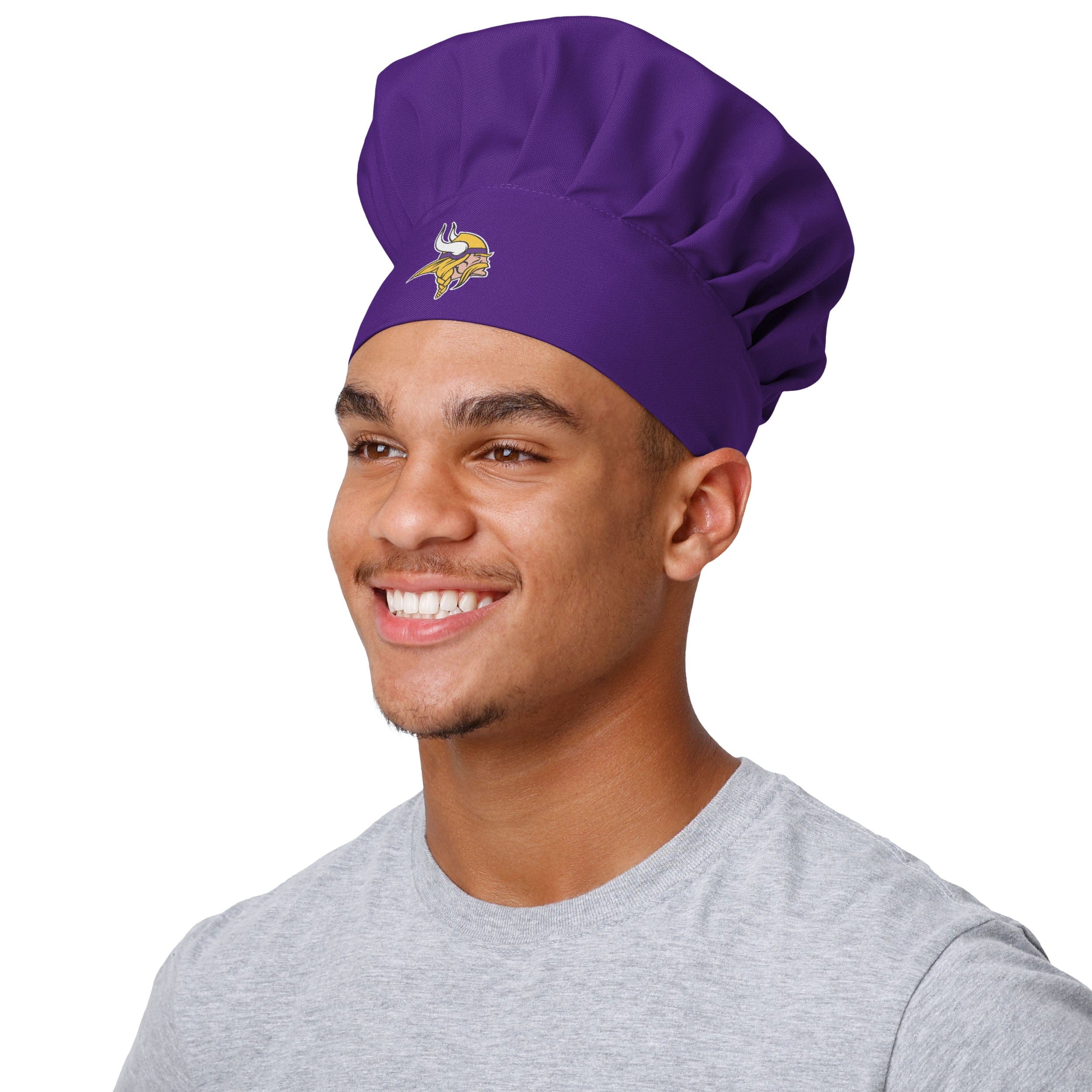 Minnesota Vikings NFL Big Logo Chef Hat - Image 5