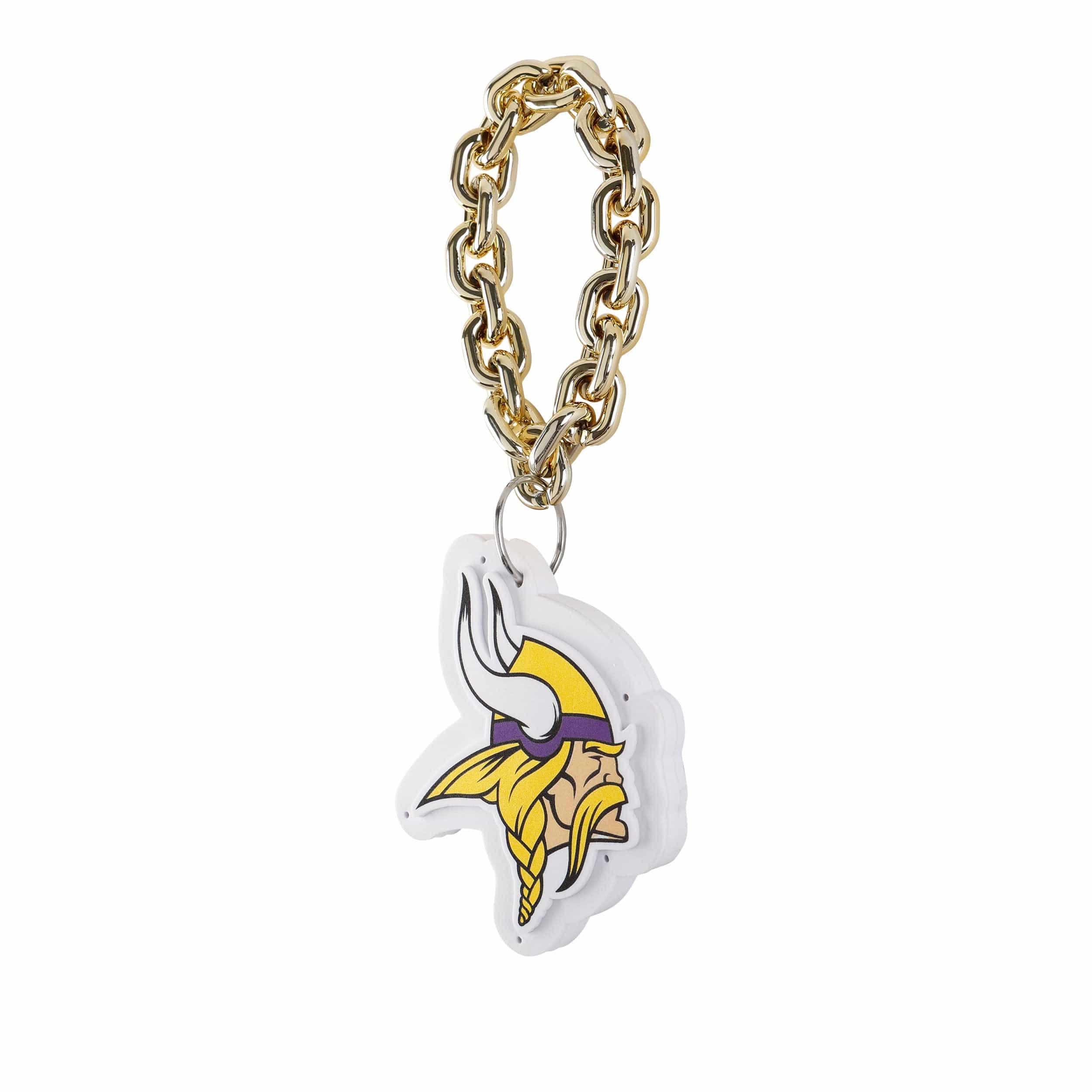 Minnesota Vikings NFL Big Logo Light Up Chain Ornament - Image 2