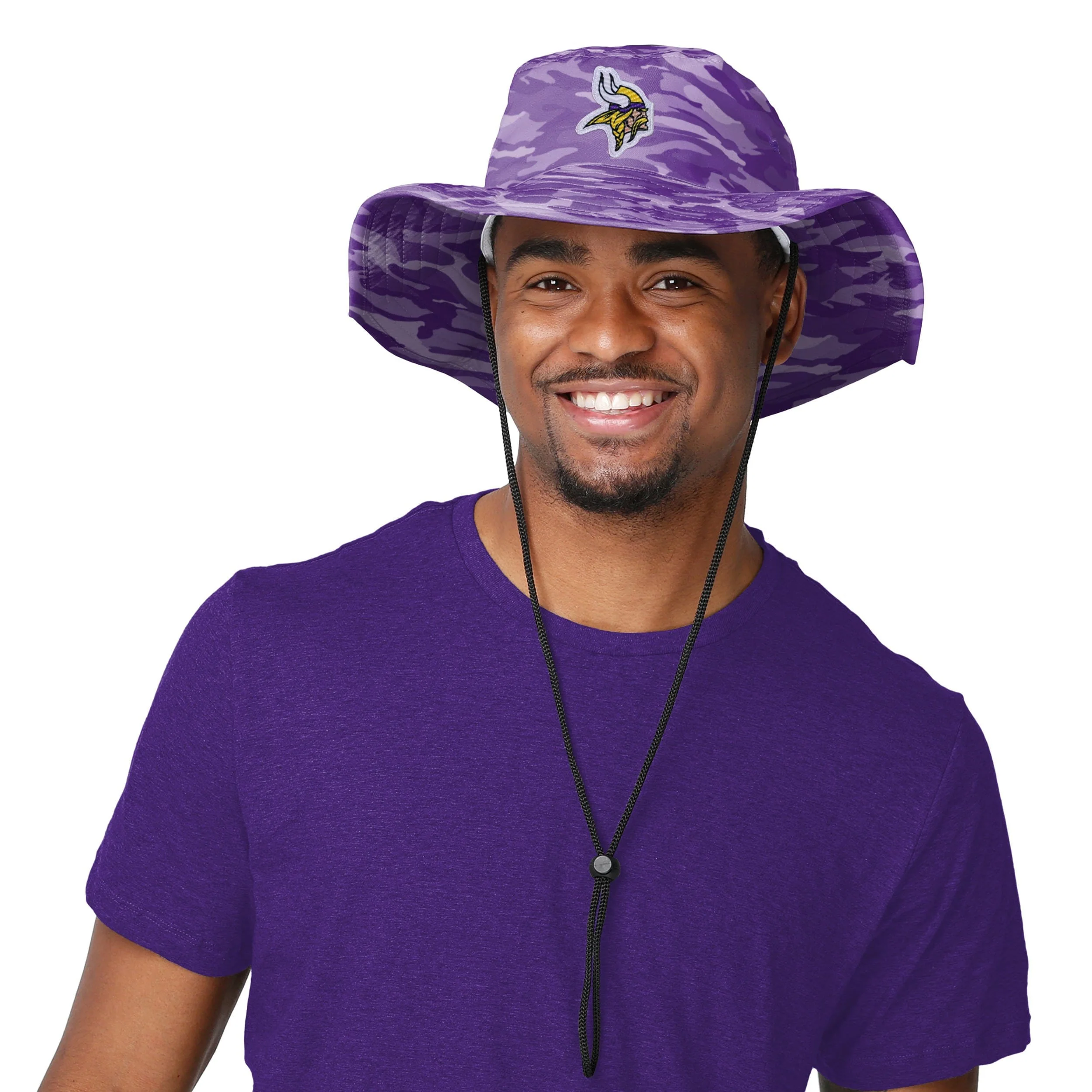 Minnesota Vikings NFL Camo Boonie Hat - Image 2