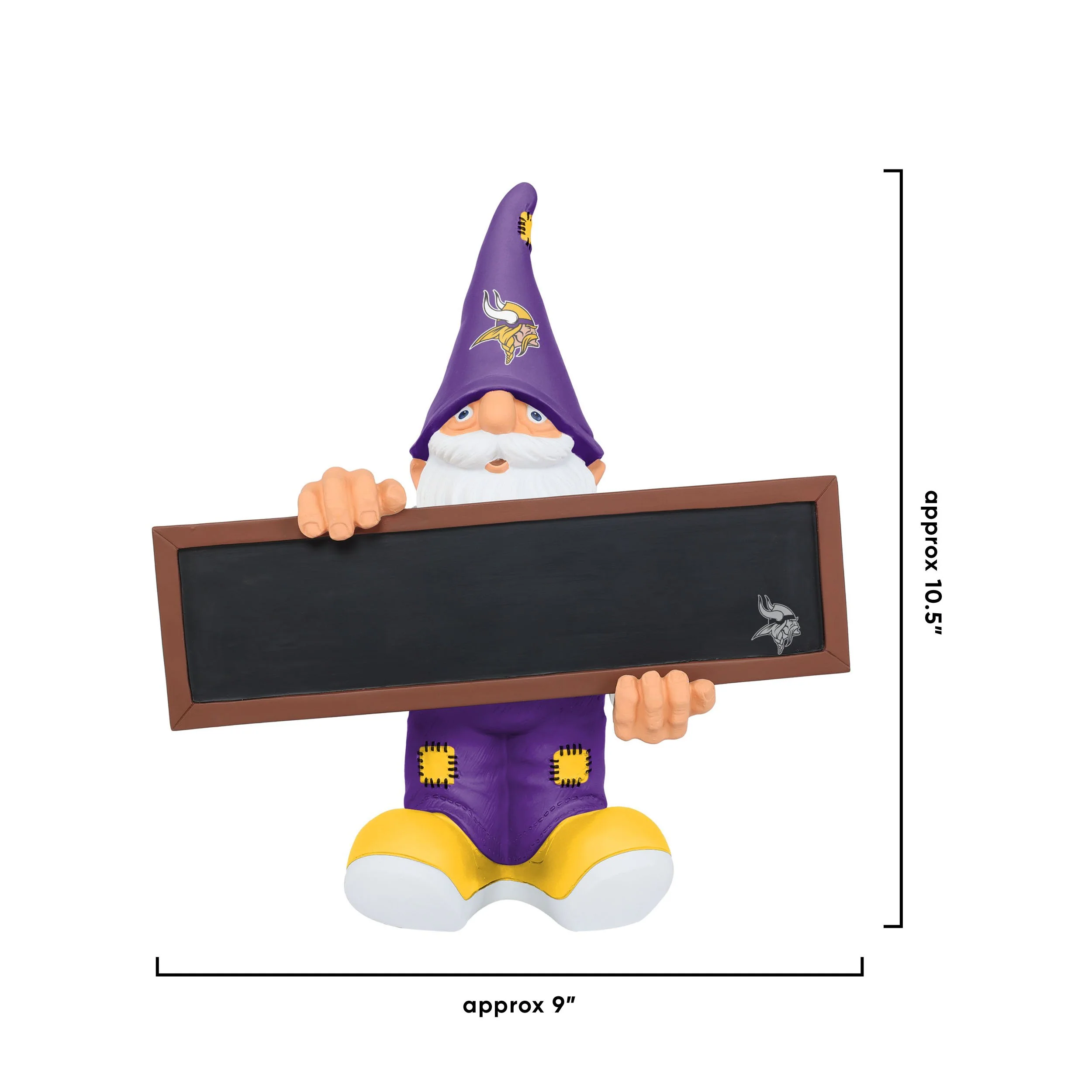 Minnesota Vikings NFL Chalkboard Sign Gnome - Image 4