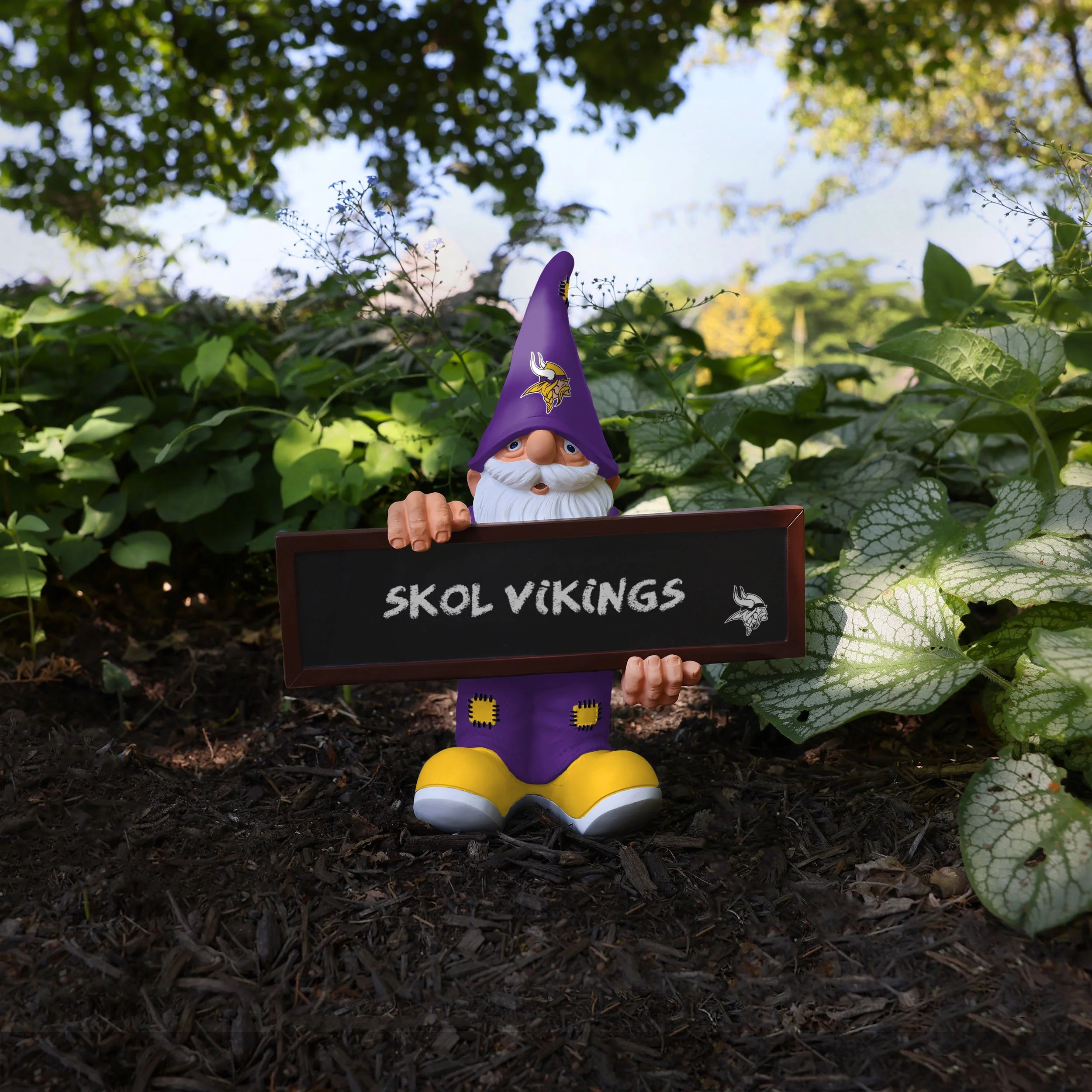 Minnesota Vikings NFL Chalkboard Sign Gnome - Image 5