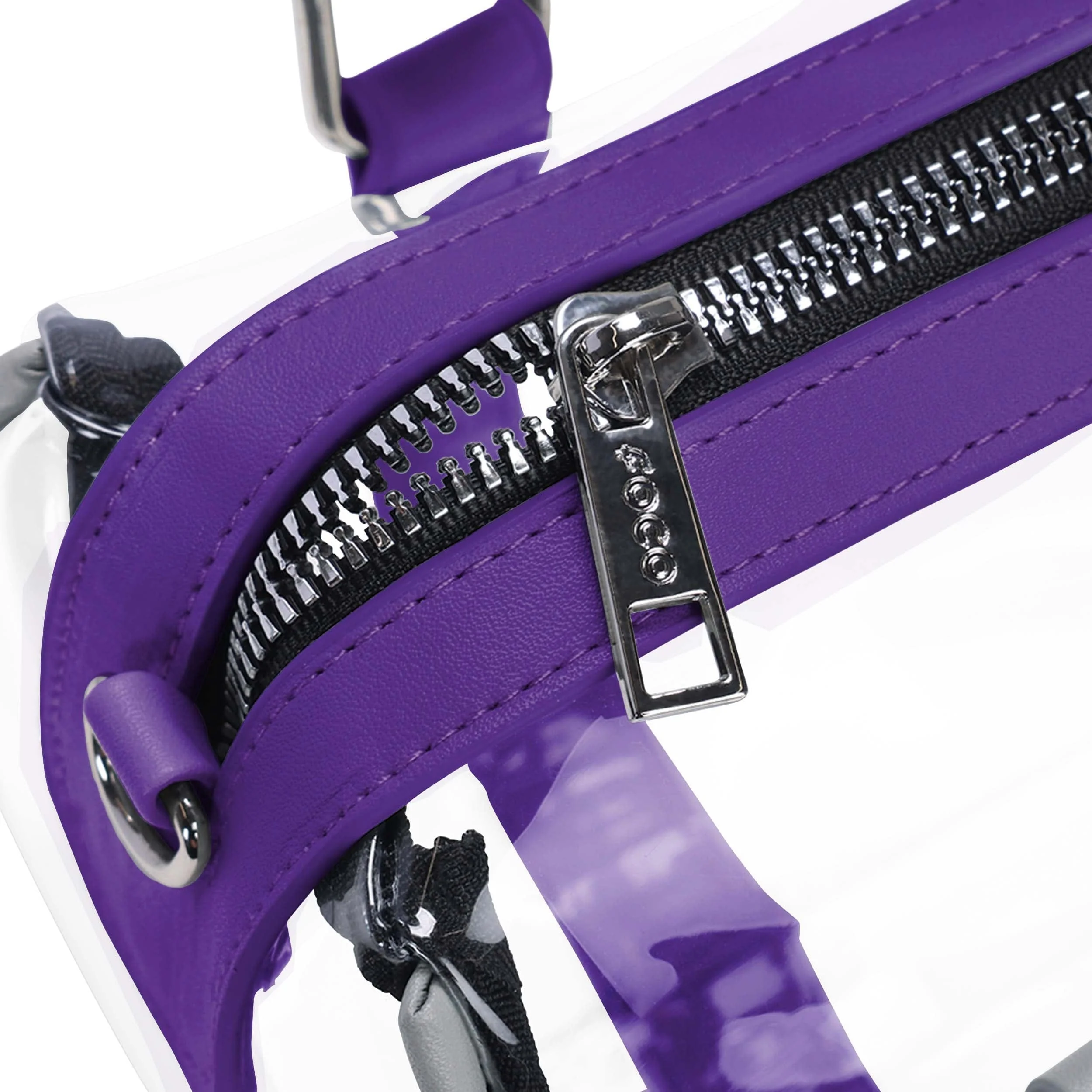 Minnesota Vikings NFL Clear Barrel Bag - Image 4