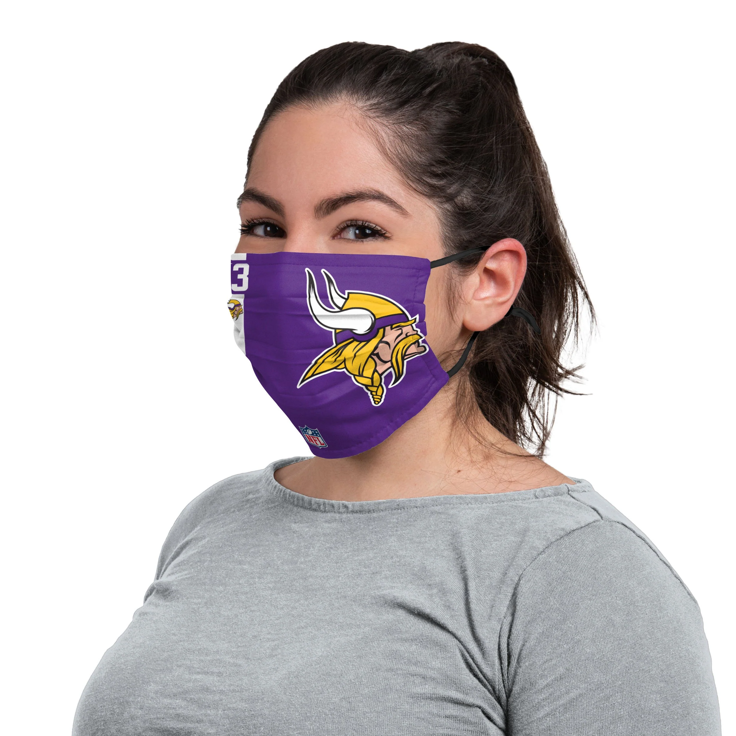 Minnesota Vikings NFL Dalvin Cook On-Field Sideline Logo Face Cover - Image 3