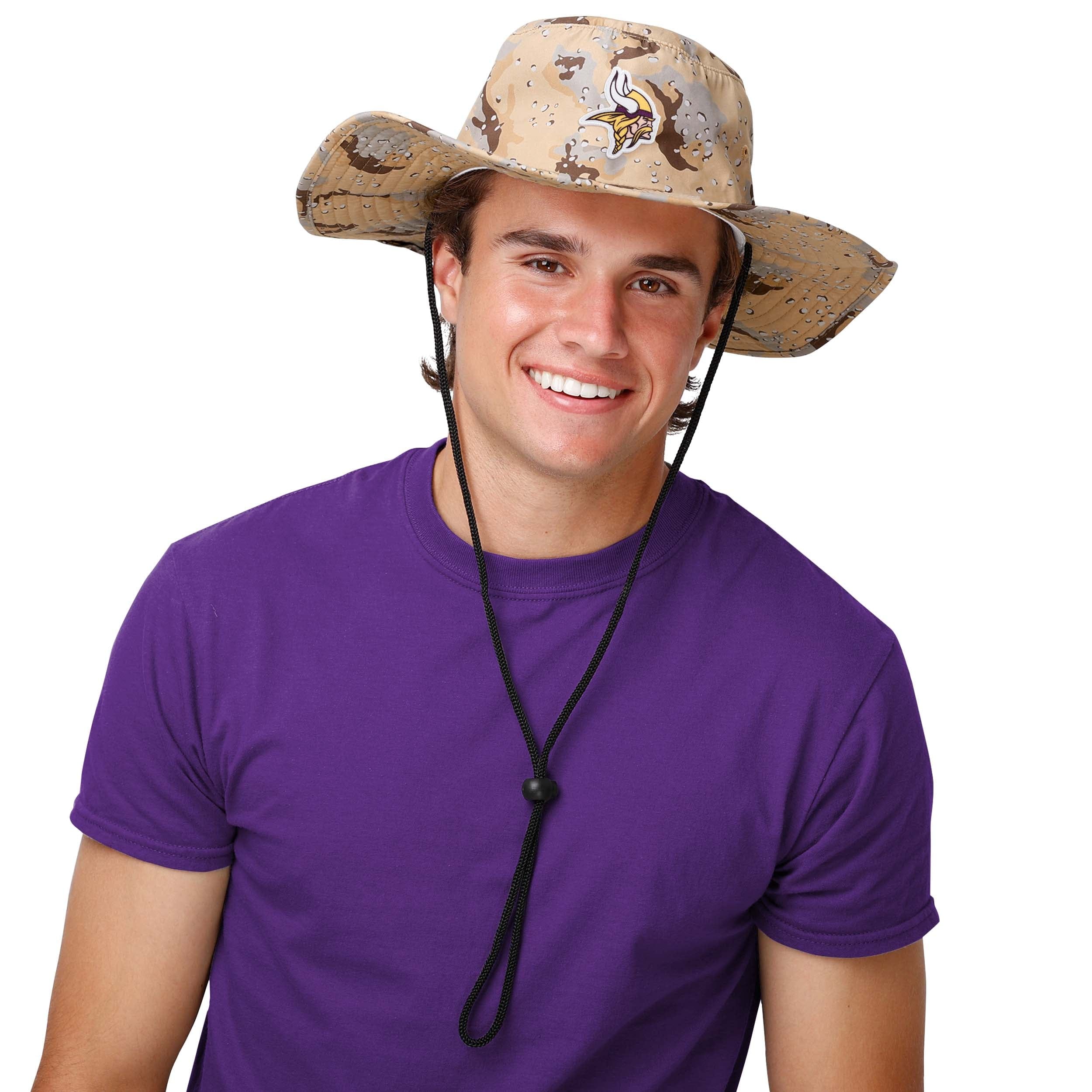 Minnesota Vikings NFL Dark Desert Camo Boonie Hat - Image 2