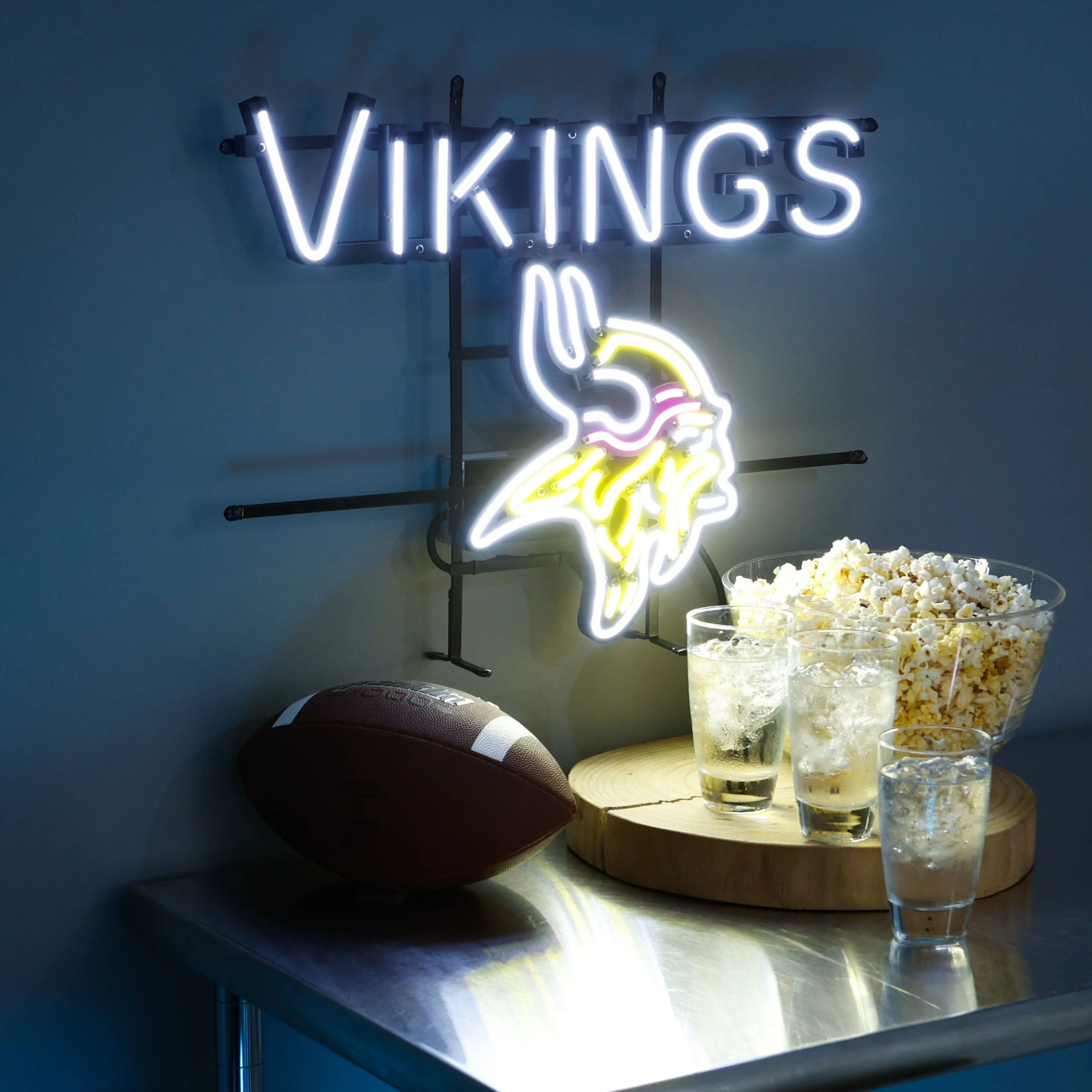 Minnesota Vikings NFL Fancave LED Sign - Image 2